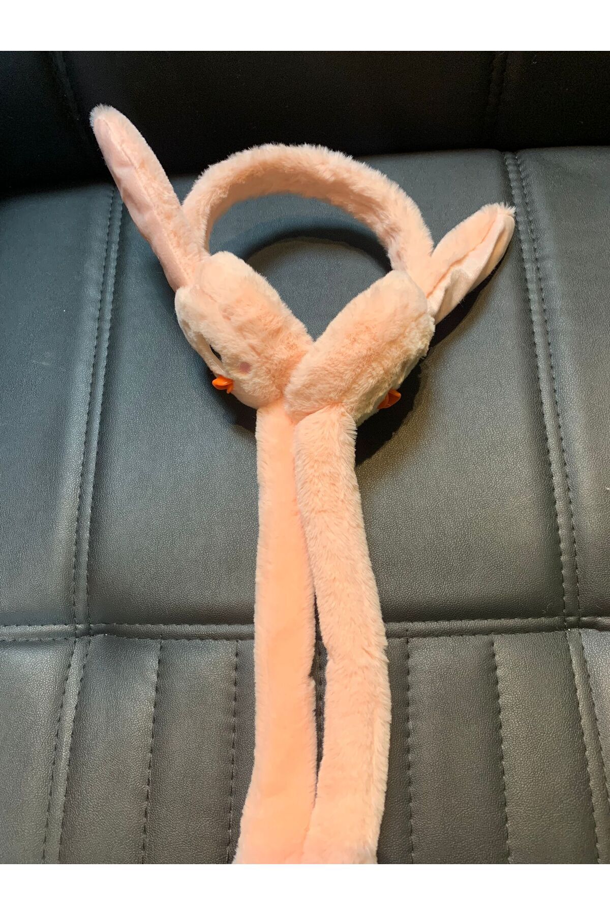 bilben-Movable Playful Rabbit Earmuff with Plush Sound, Ear Warmer 4