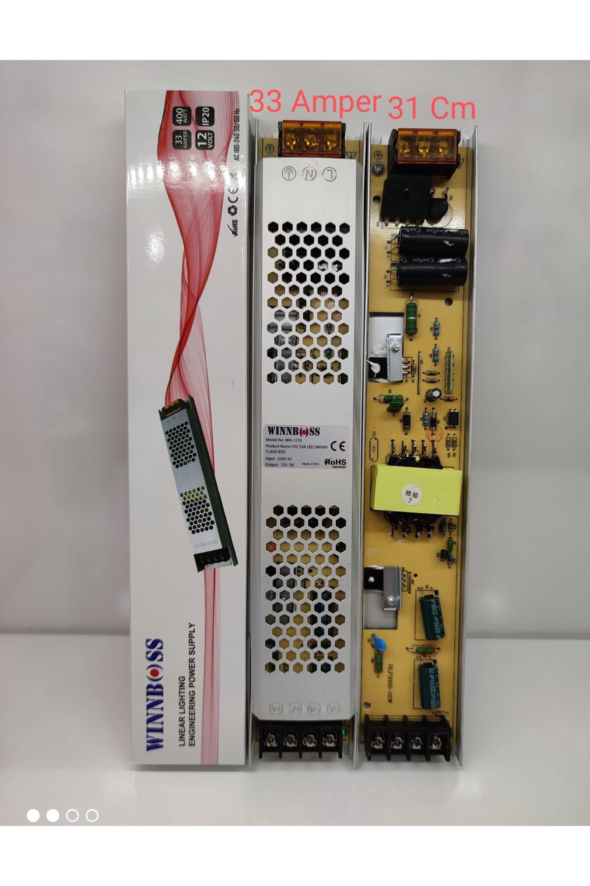 artlab Art 12V-33A-400W-Ip20 Ultra Slim Trafo (4172) Lab