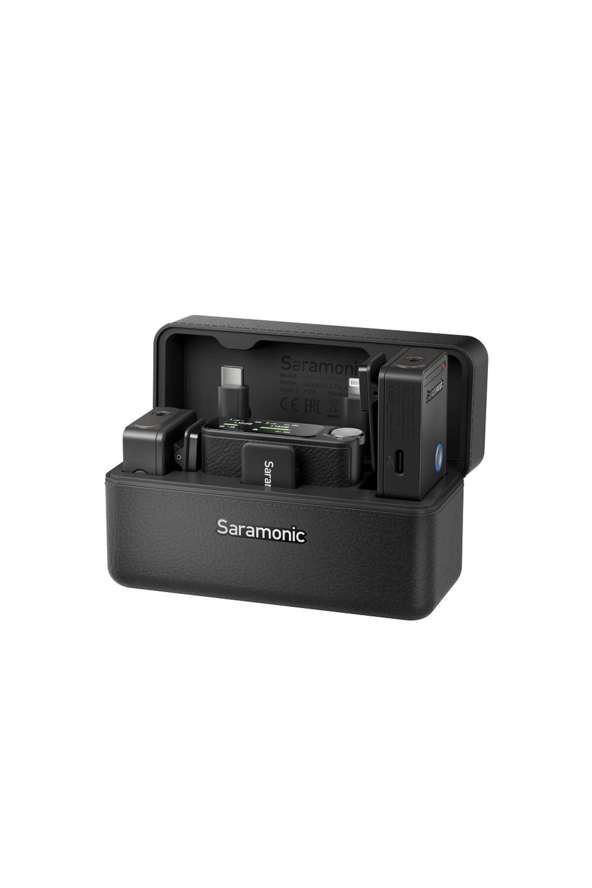 Saramonic ULTRA 01 ( RX9+TX9+TX9 – Siyah Kablosuz Mikrofon