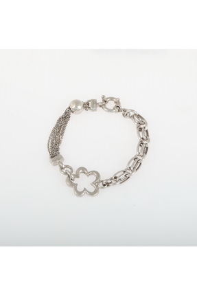 GÜMÜŞ DÜNYASI 925 Ayar gümüş kadın bileklik rodyum kaplama