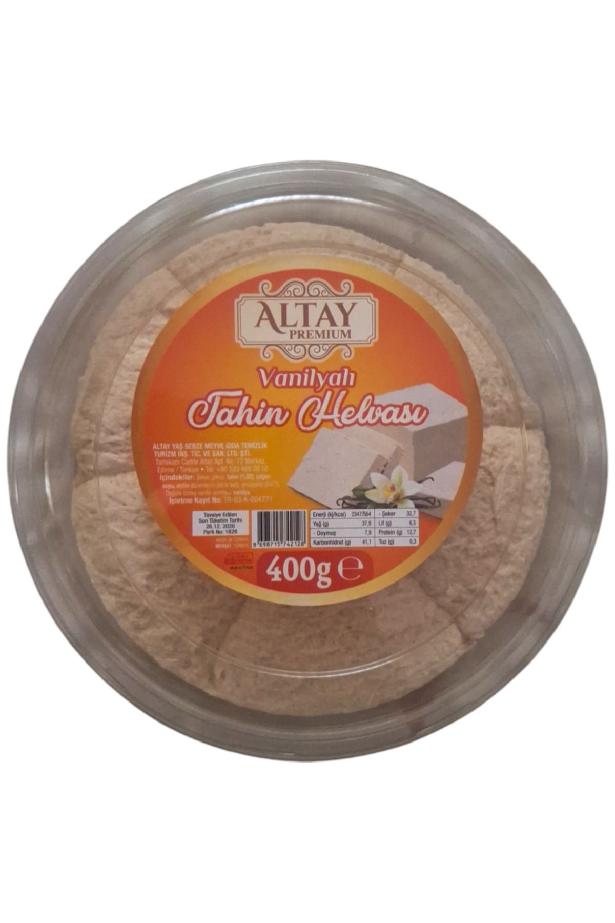 Altay Sade Kürek Helva 400 GR.