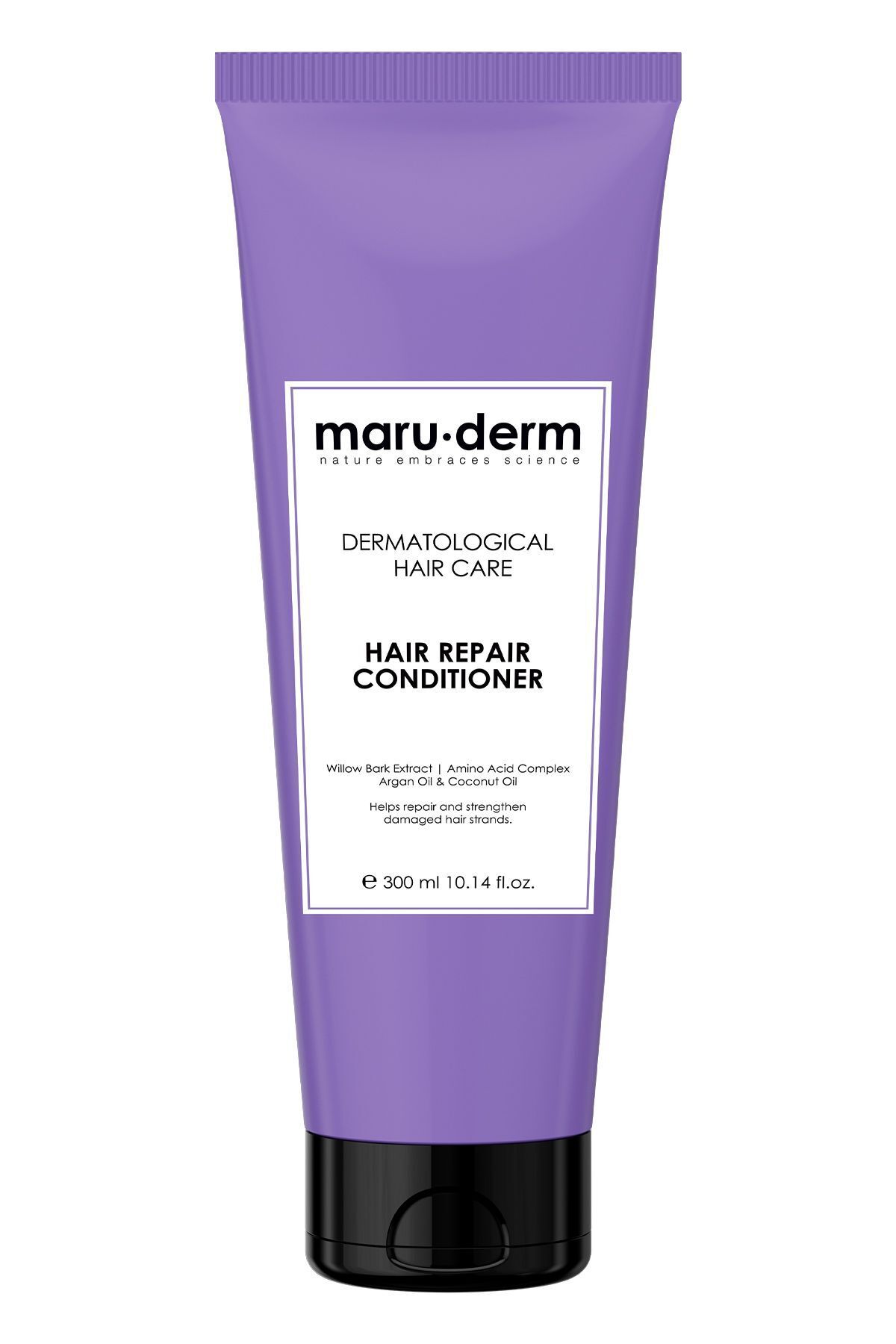 Maru.Derm Saç Kremi | Saç Onarıcı Saç Kremi 300 ml | Yıpranmış Zayıf Saçlar | Vegann