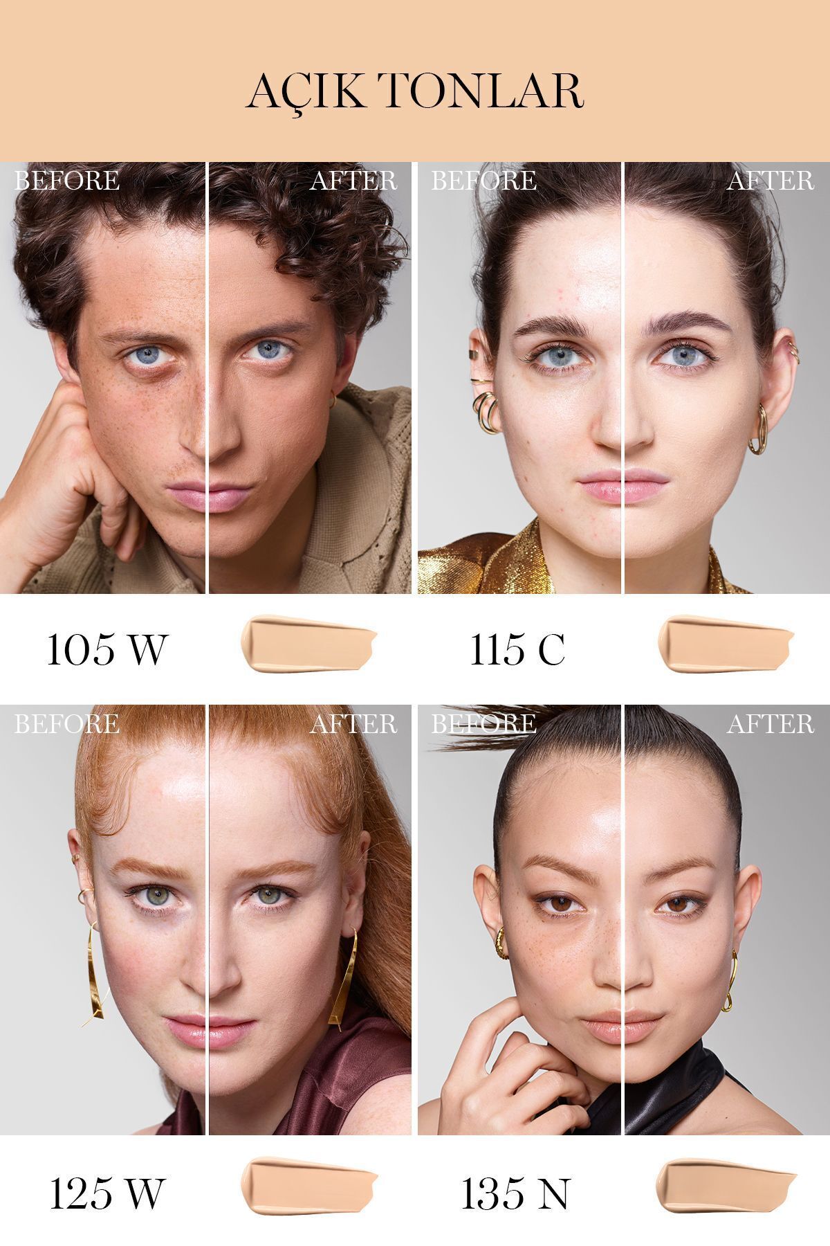 Teint Idole Ultra Wear 24 Hour Lasting Foundation 115c 3614273792387 — قهوه‌ای 10520 — تصویر 4 از 7