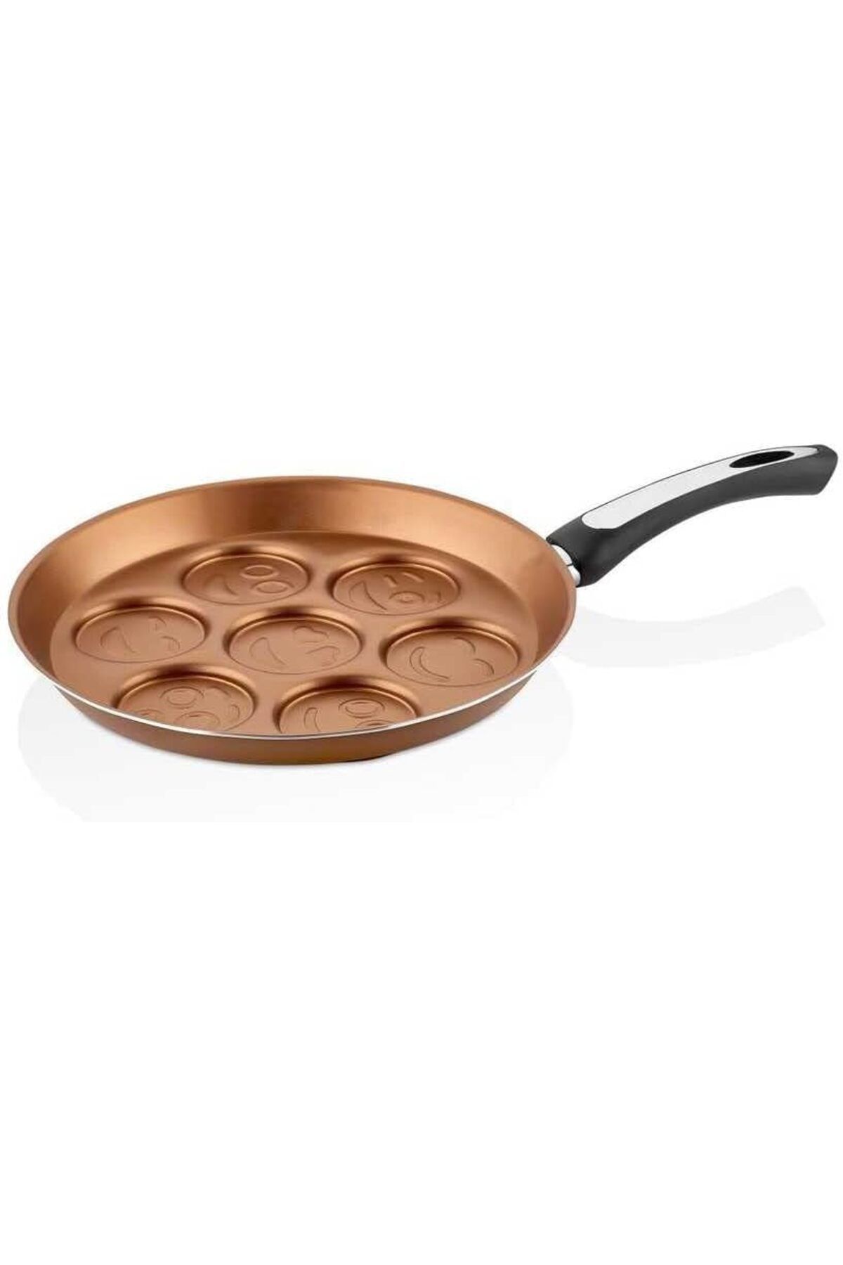 STOREMAX lbstorex Redio 28cm Emoji Pankek Tavası Bakır Newdsng 1116818
