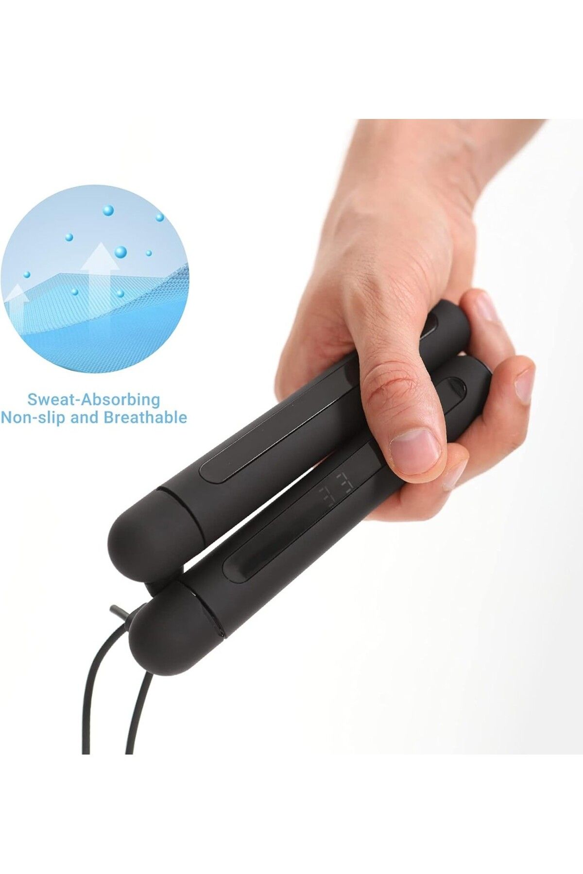 Yunmai-Fast Smart Skipping Rope for Fitness - with Digital Counting and App Data Analysis 3