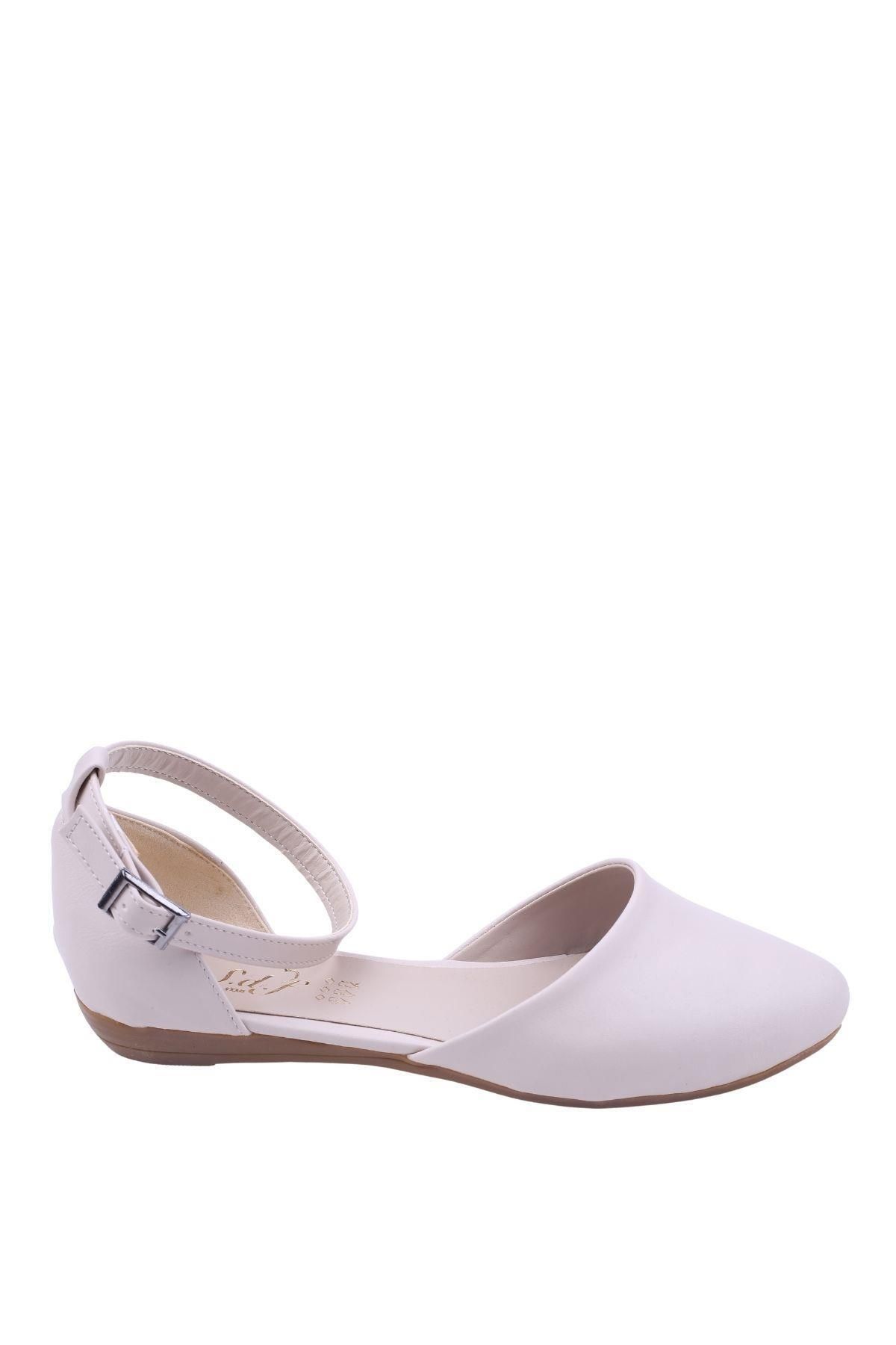 Sedef-444 Women's Ankle Strap Casual Babet Shoes 2