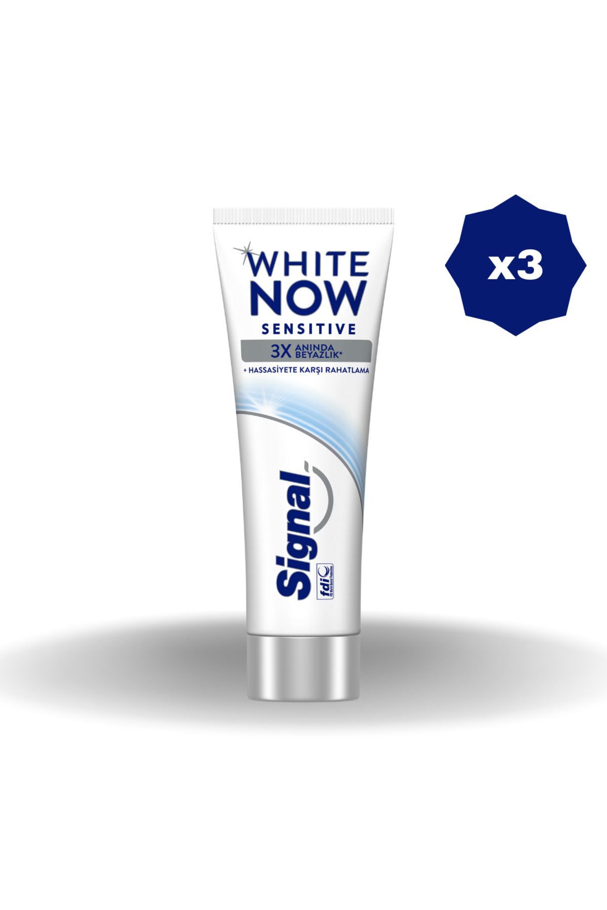 Signal SİGNAL WHİTE NOW SENSİTİVE DİŞ MACUNU 75 ML - (3 ADET)