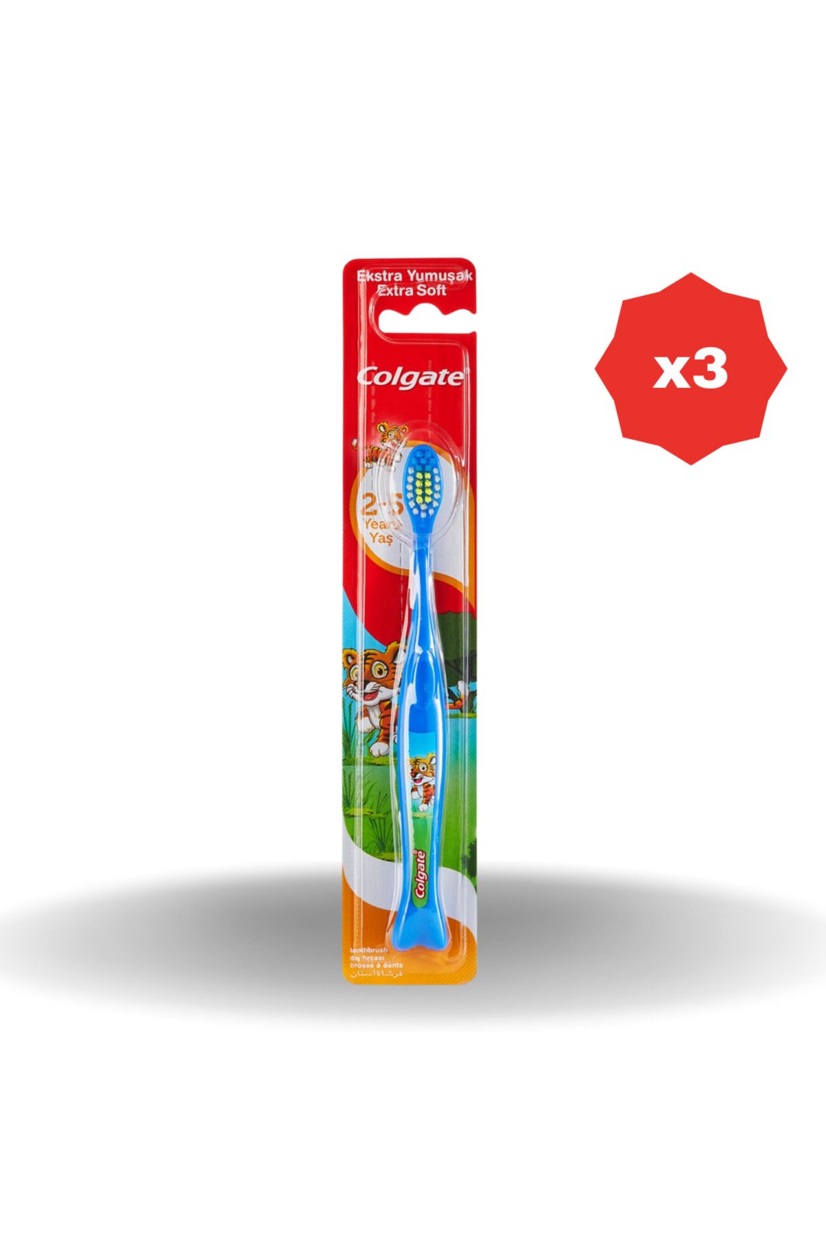 Colgate DİŞ FIRÇASI ÇOCUK(KİDS) +2 YAŞ - (3 ADET)