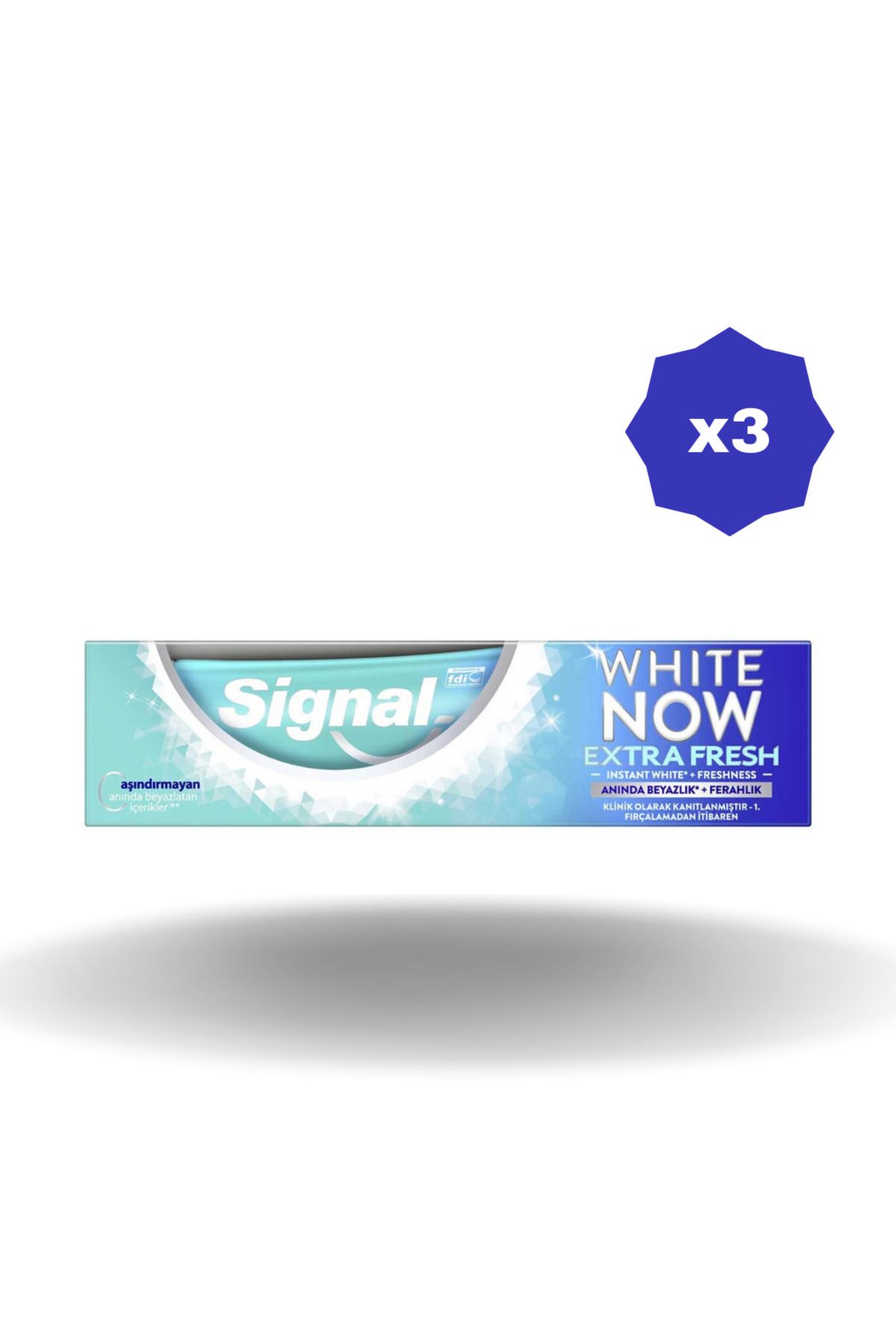 Signal SİGNAL DİŞ MACUNU WHİTE NOW EXTRA FRESH 75 ML - (3 ADET)