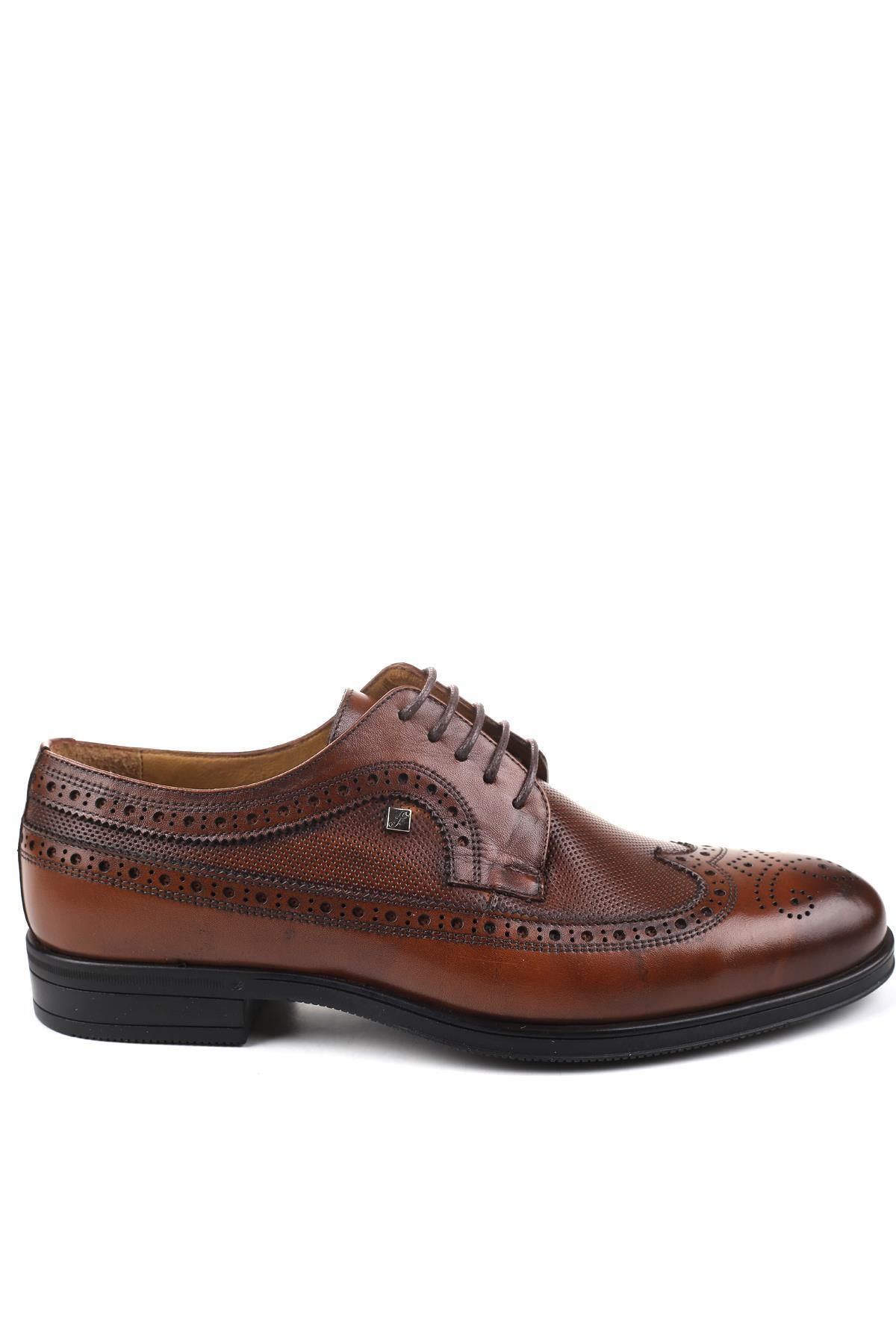 Fosco-2503 Men's classic Genuine Leather Lace-up Shoes 1