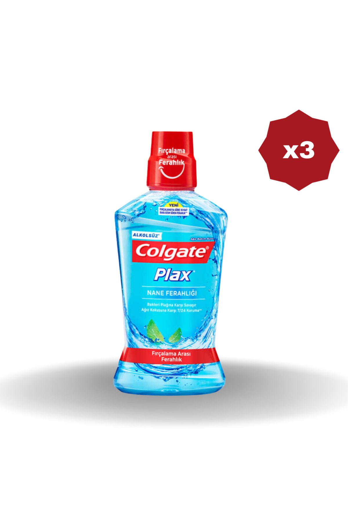 Colgate PLAX ÇOK NANE FERAHLIĞI MAVİ 250 ML - (3 ADET)