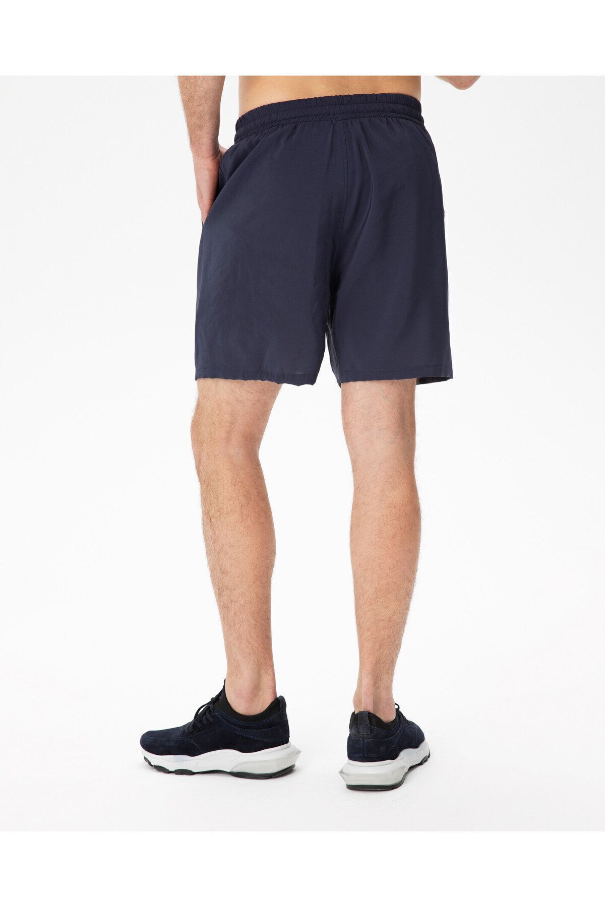 Ayma Active-Ανδρικό σορτς με κορδόνια με τσέπες Navy Blue 2