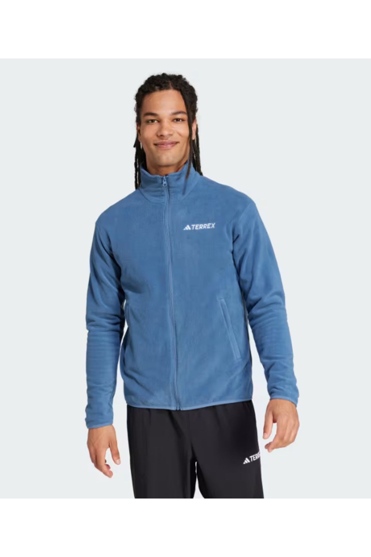 آدیداس تاپ زیپ‌دار پشمی چندکاره چندکاره تمام زیپ