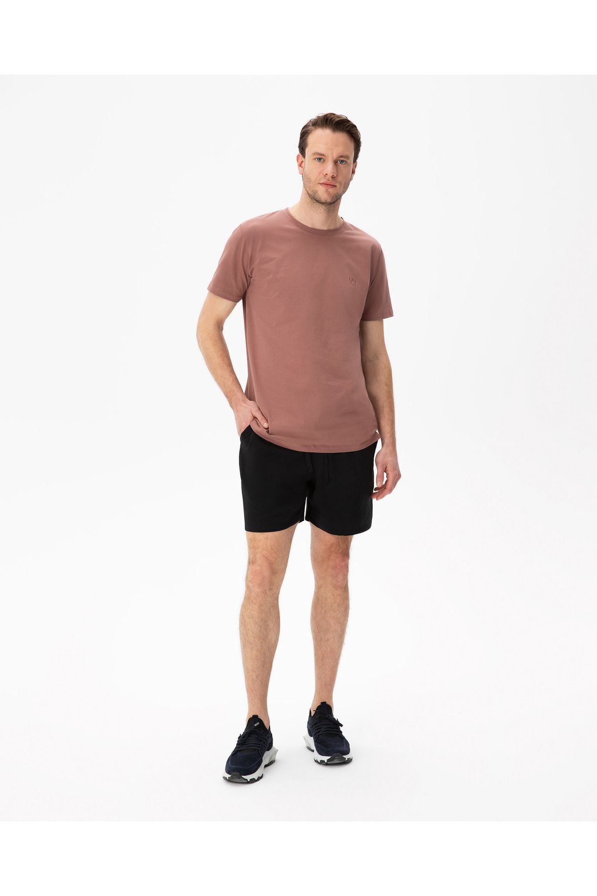 Ayma Active-Black Men's Pocketed Lace-Up Modal Shorts 5