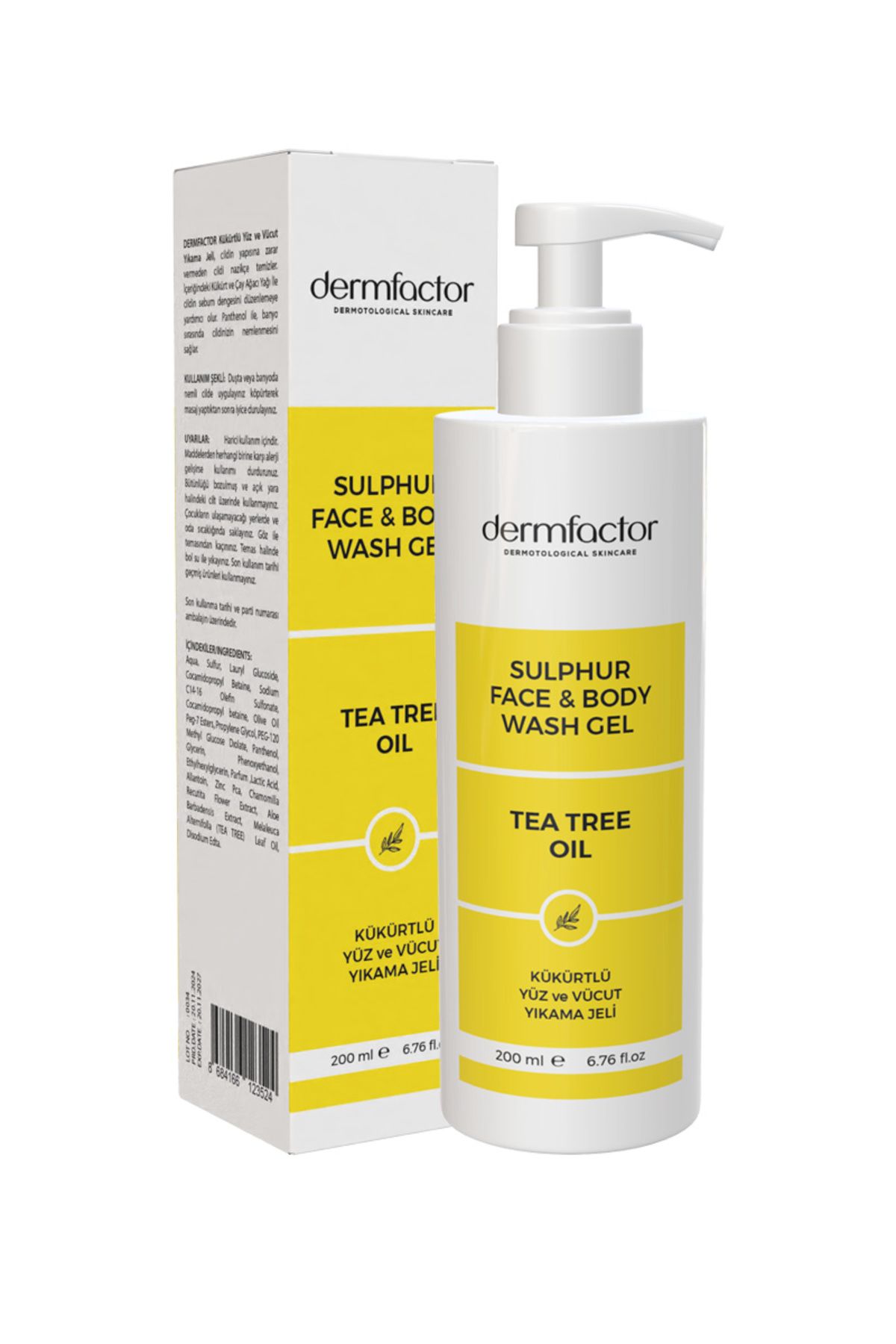 DERMFACTOR Yüz Ve Vücut Yıkama Jeli 200 Ml