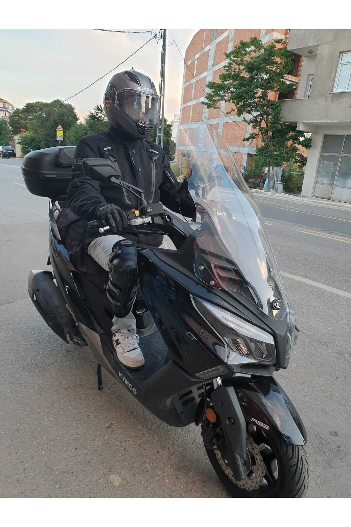 Kymco Xtown 250 İ Siperlik Ön Cam 2020 2025 Model 83cm Şeffaf Renkli 4mm UZUN CAM