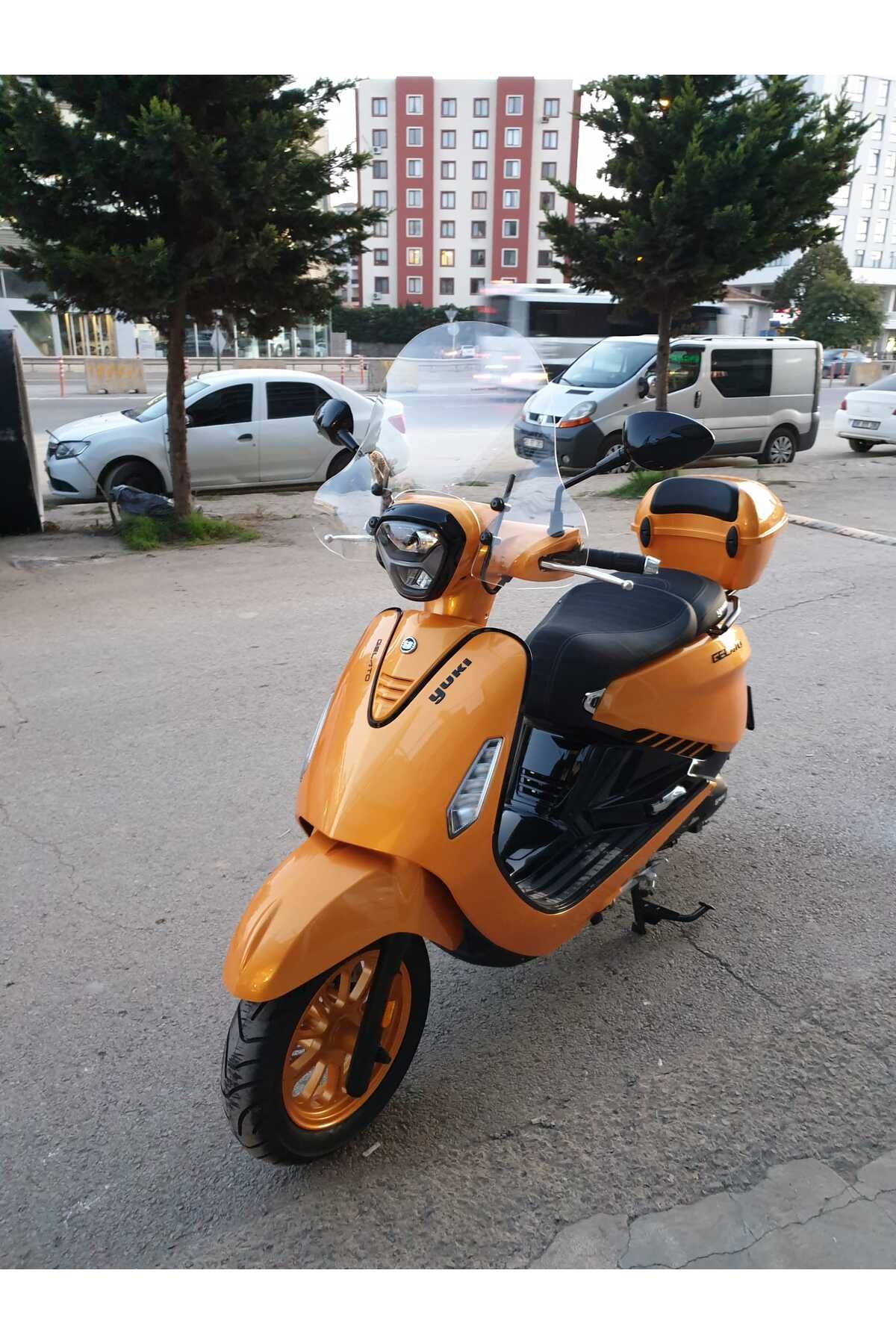 Yuki Gelato 150  Siperlik Ön Cam 2023-2025 Model 43cm Şeffaf Renkli 4mm APARATSIZDIR