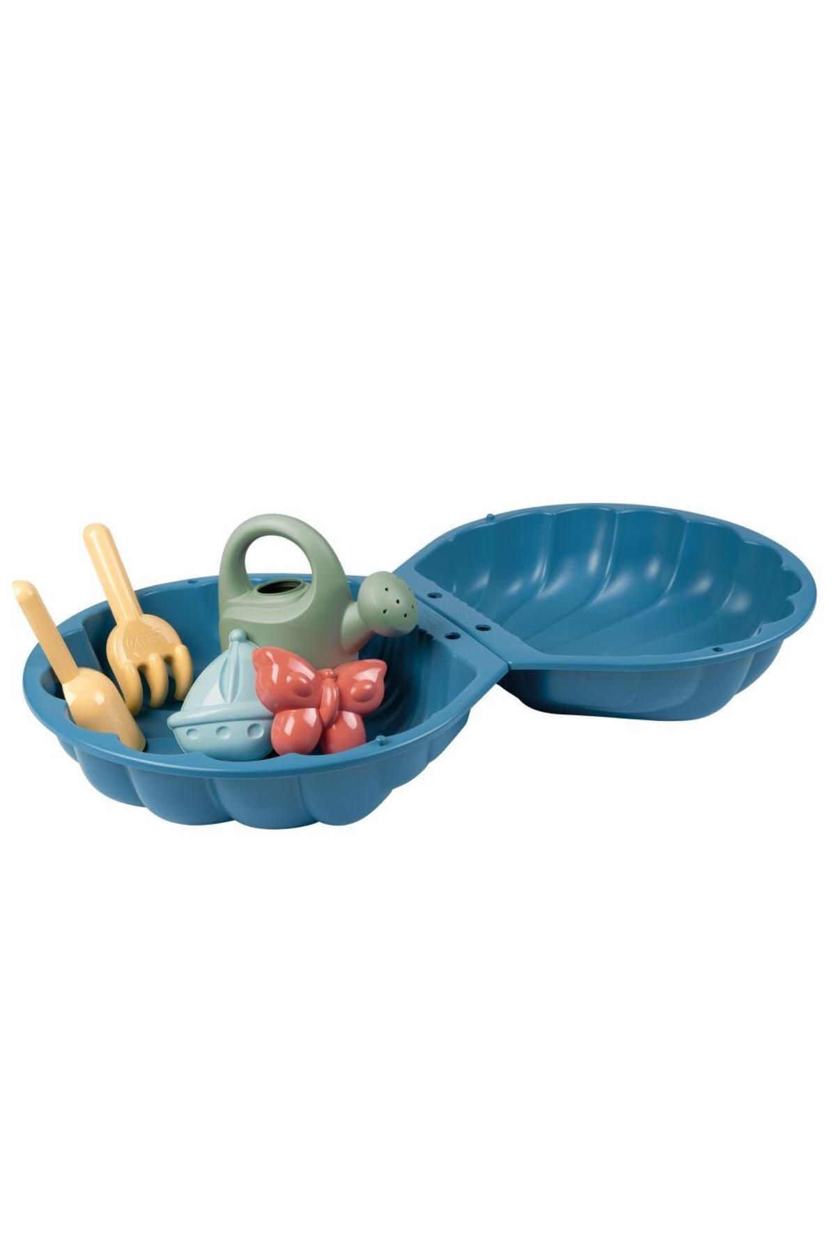 Smoby-Seashell Play Pool Watering Can - with Rake, Shovel and 2 Play Molds 850210 1