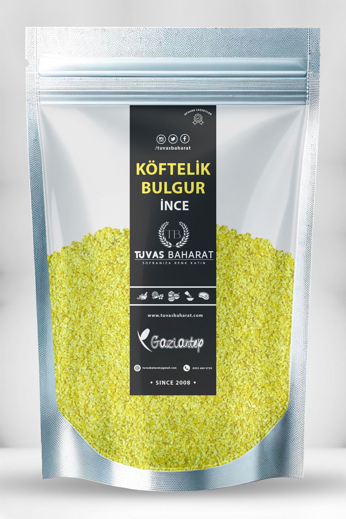 TUVAS BAHARAT Ince Köftelik Bulgur 1 KG