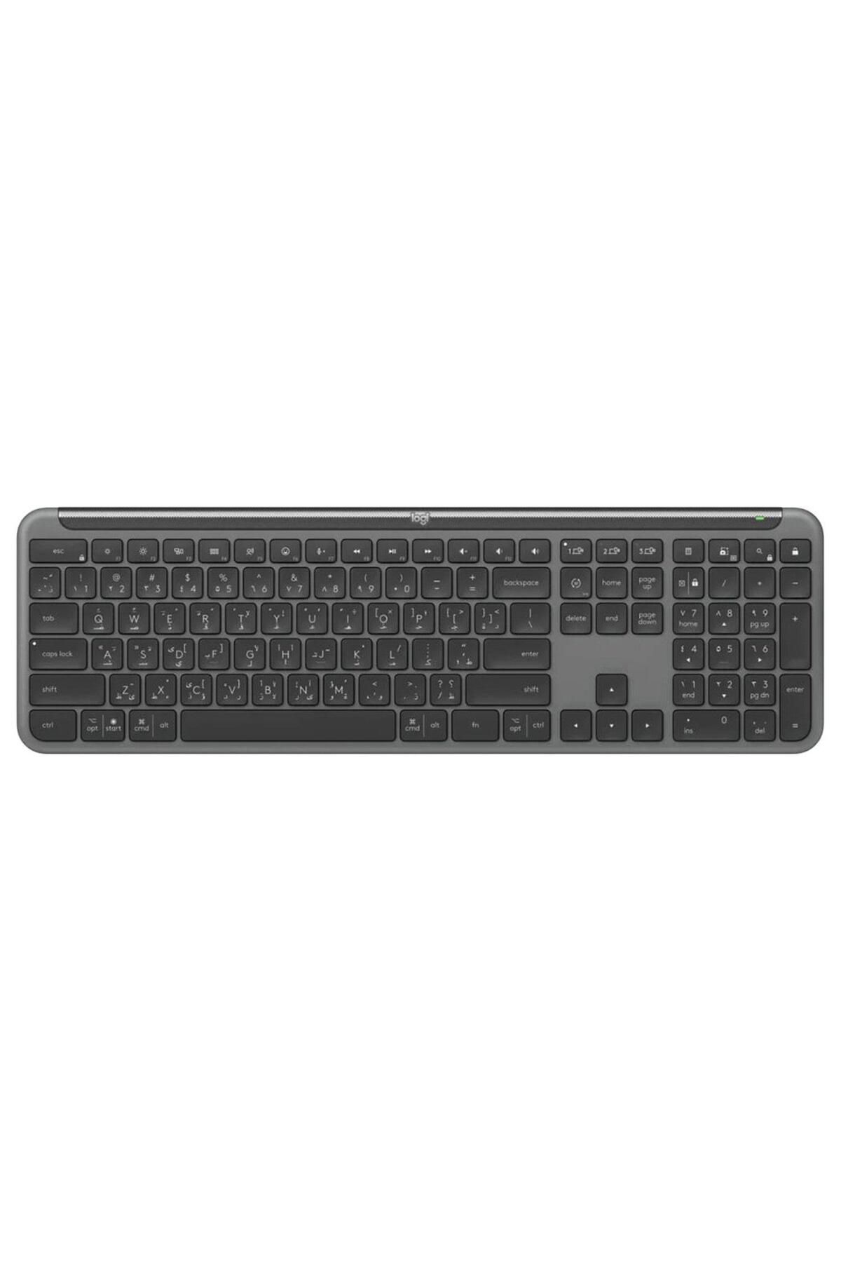 logitech-لوحة مفاتيح لاسلكية رفيعة K950 Signature باللون الجرافيتي 1