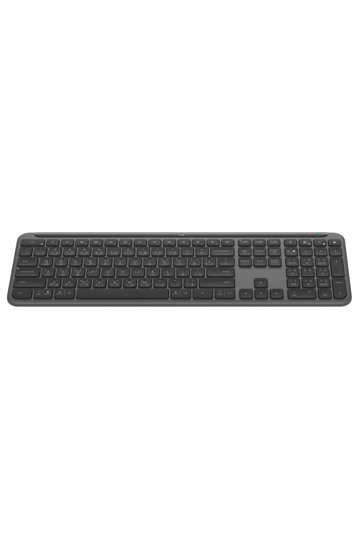 logitech-لوحة مفاتيح لاسلكية رفيعة K950 Signature باللون الجرافيتي 4