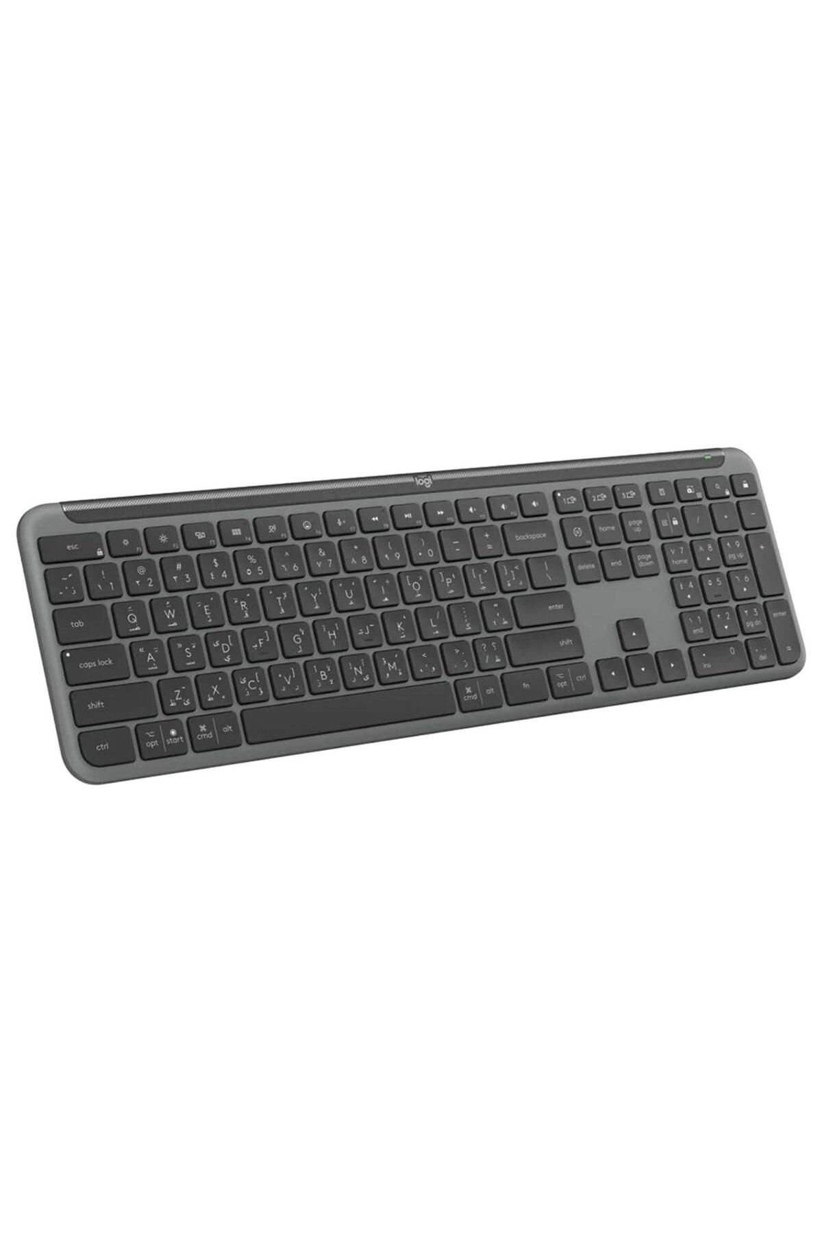logitech-لوحة مفاتيح لاسلكية رفيعة K950 Signature باللون الجرافيتي 2