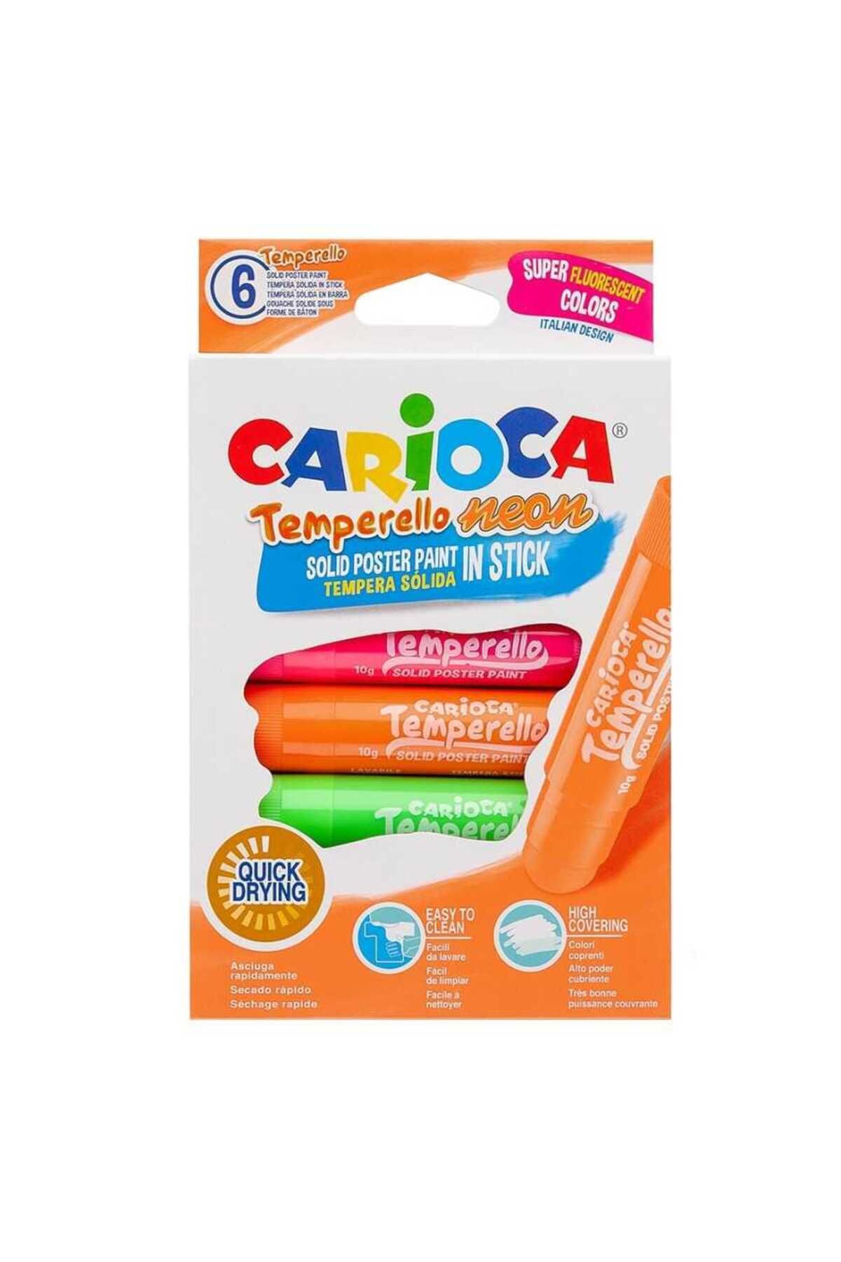 CARIOCA Temperello Poster Boya Kalemi 6’Lı – Neon   42675