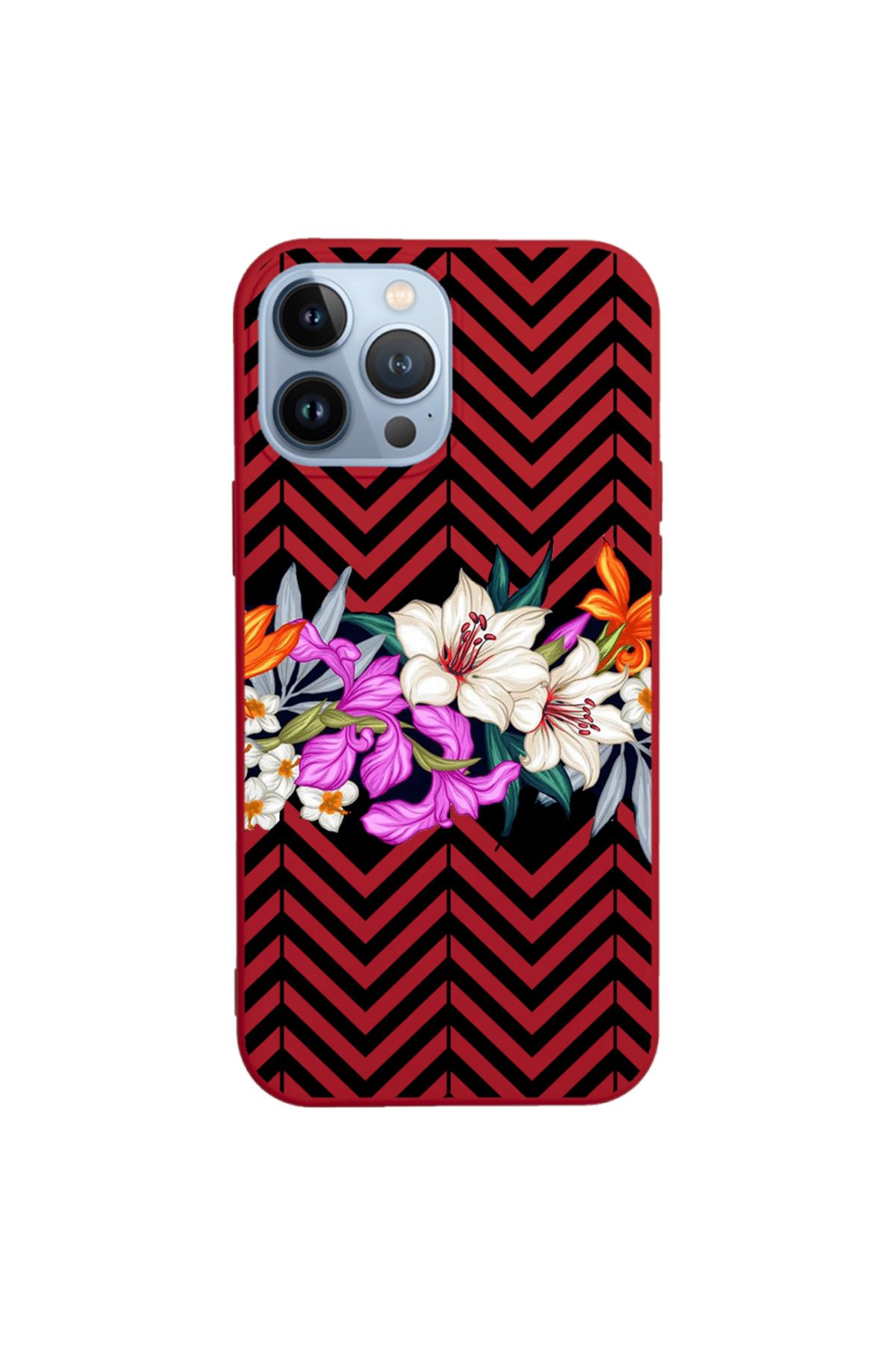 Royaleks iPhone 13 Pro Lansman Kılıf - Çiçek
