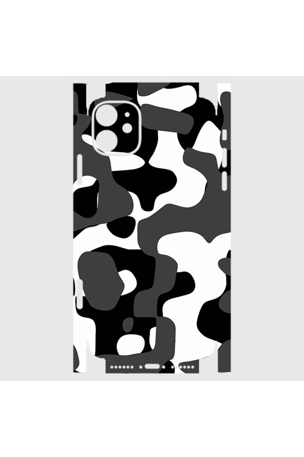 Royaleks iPhone 11 Telefon Kaplama - Grey Camouflage