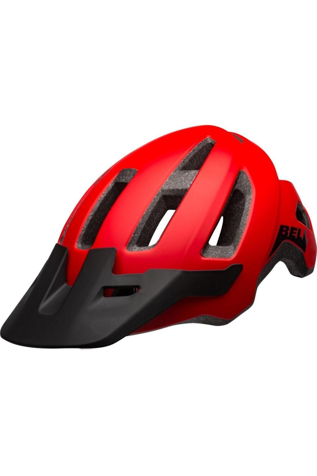 Genel Markalar Nomad Unisex Mtb -freeride Kask 53-60cm Mat Kırmızı Siyah