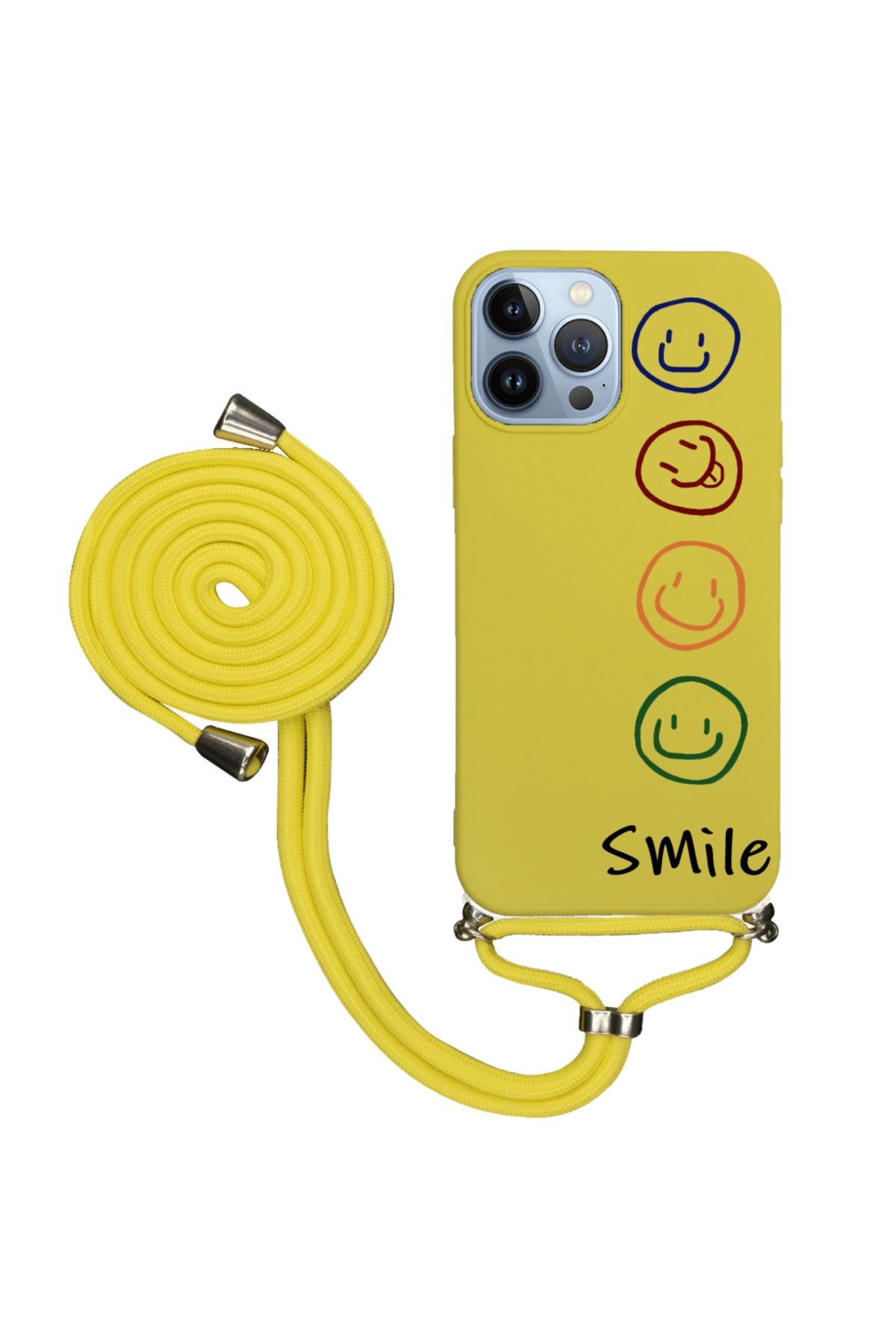 Royaleks iPhone 13 Pro Max İpli Lansman Kılıf - Smile