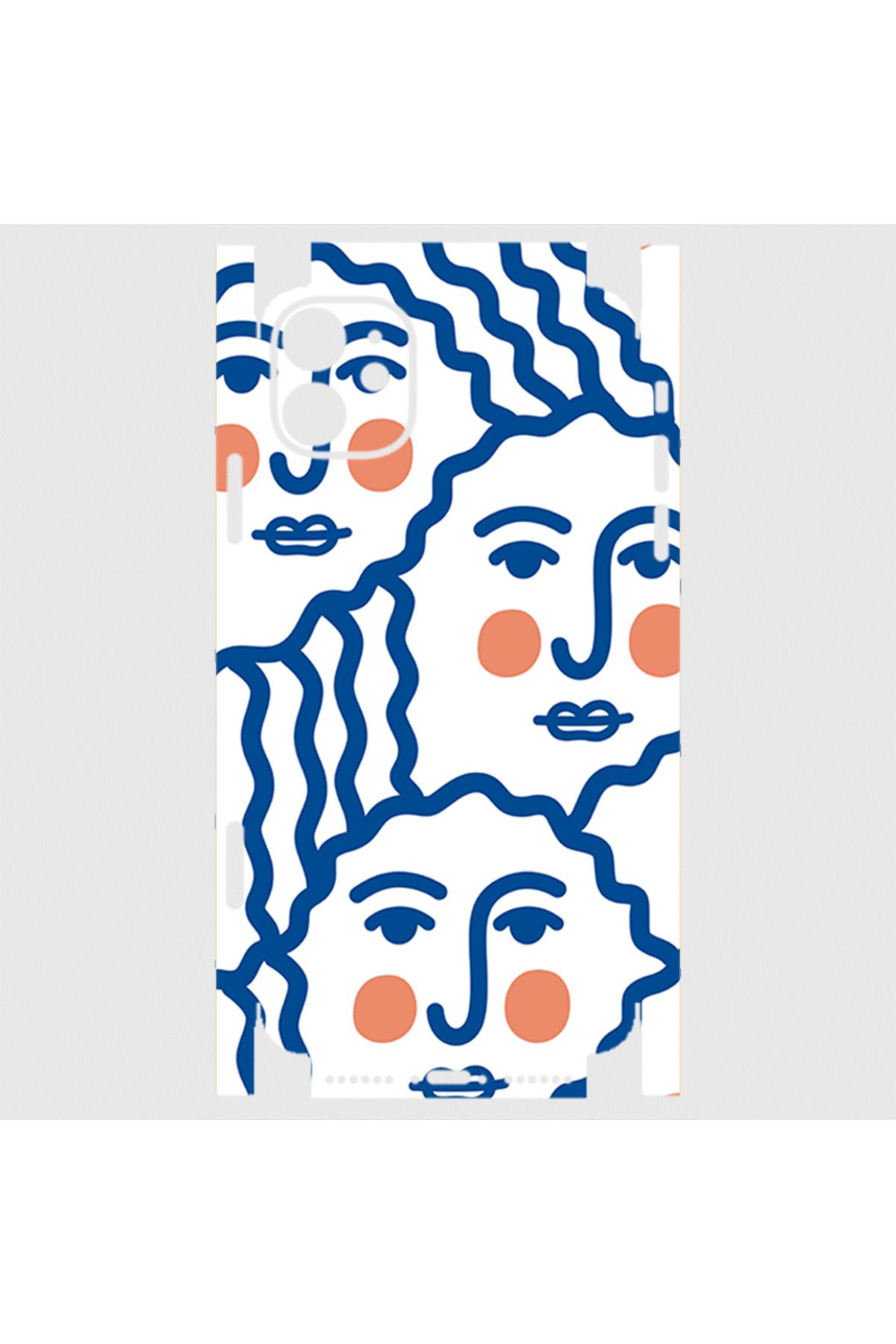 Royaleks iPhone 11 Uyumlu Telefon Kaplama - Faces