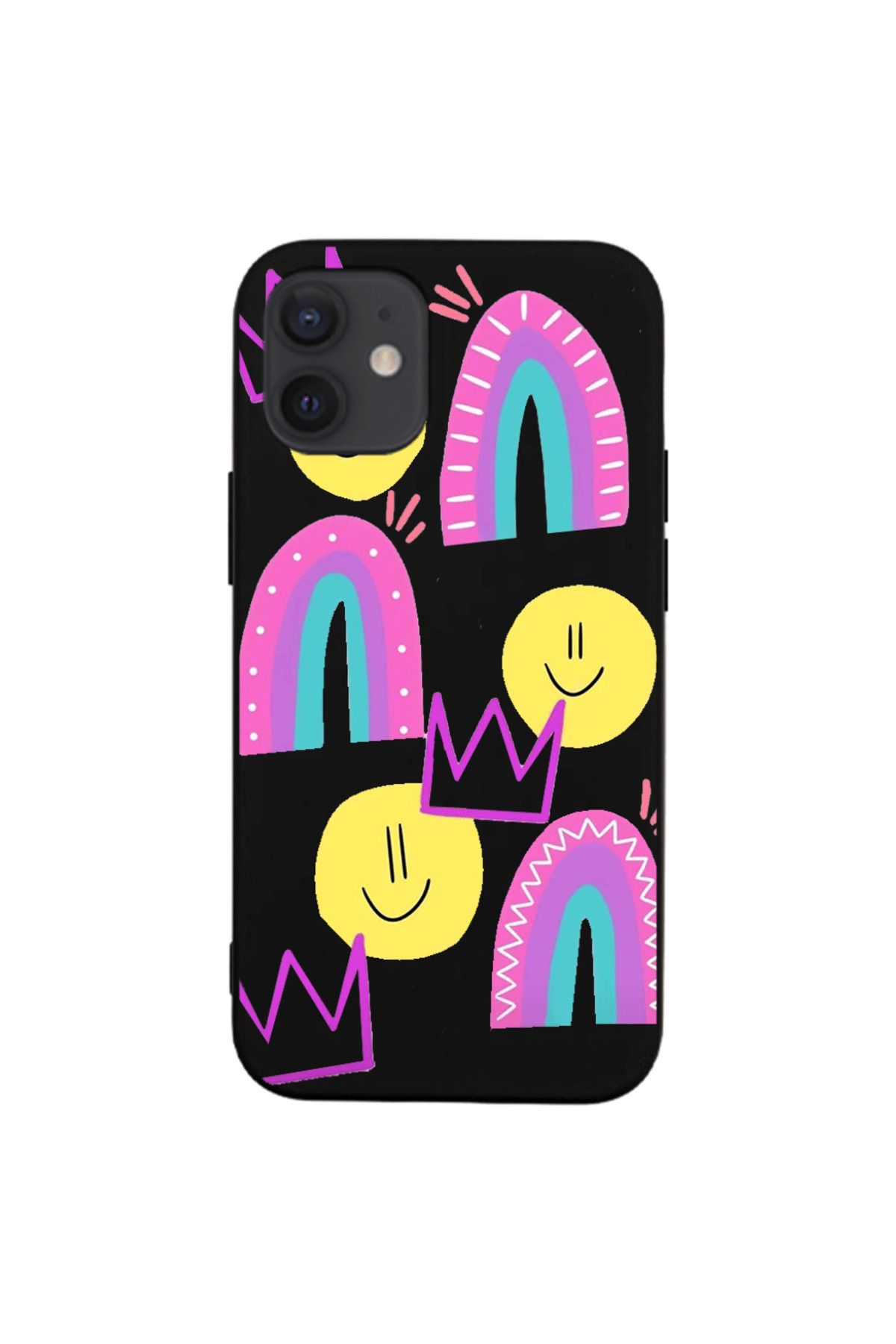 Royaleks iPhone 12 Mini Lansman Kılıf - Smile