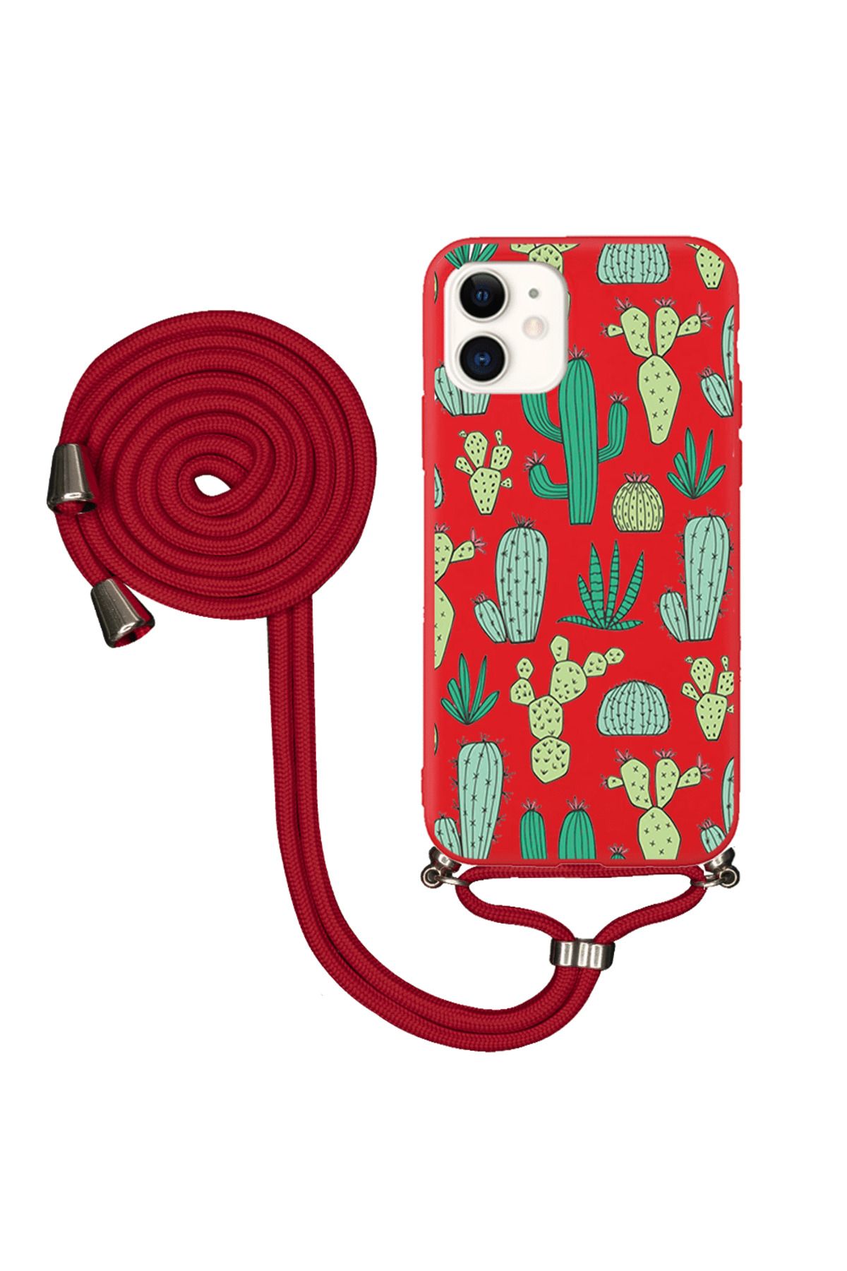 Royaleks iPhone 12 İpli Lansman Kılıf - Cactus