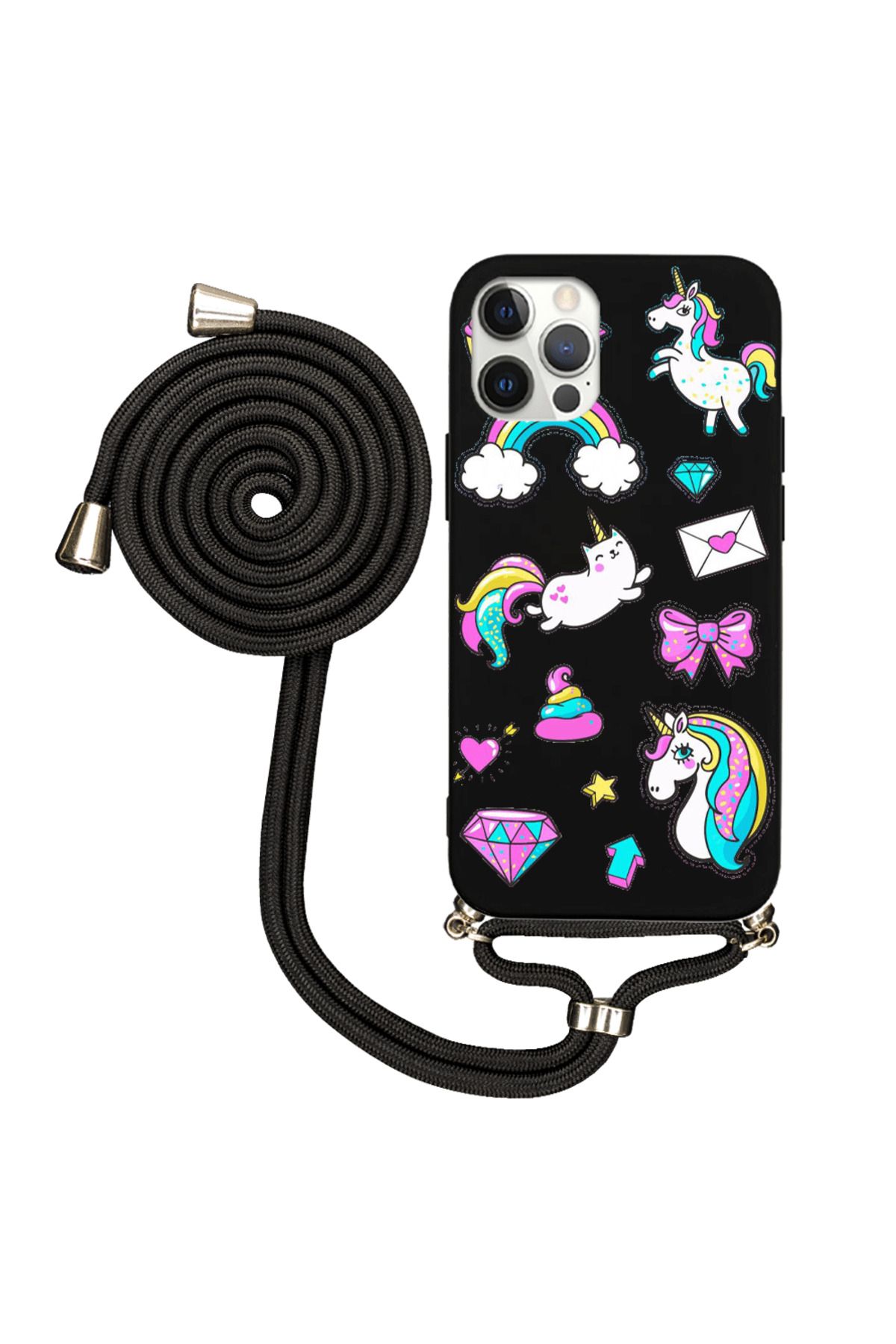 Royaleks iPhone 12 Pro Max İpli Lansman Kılıf - Unicorns Blank