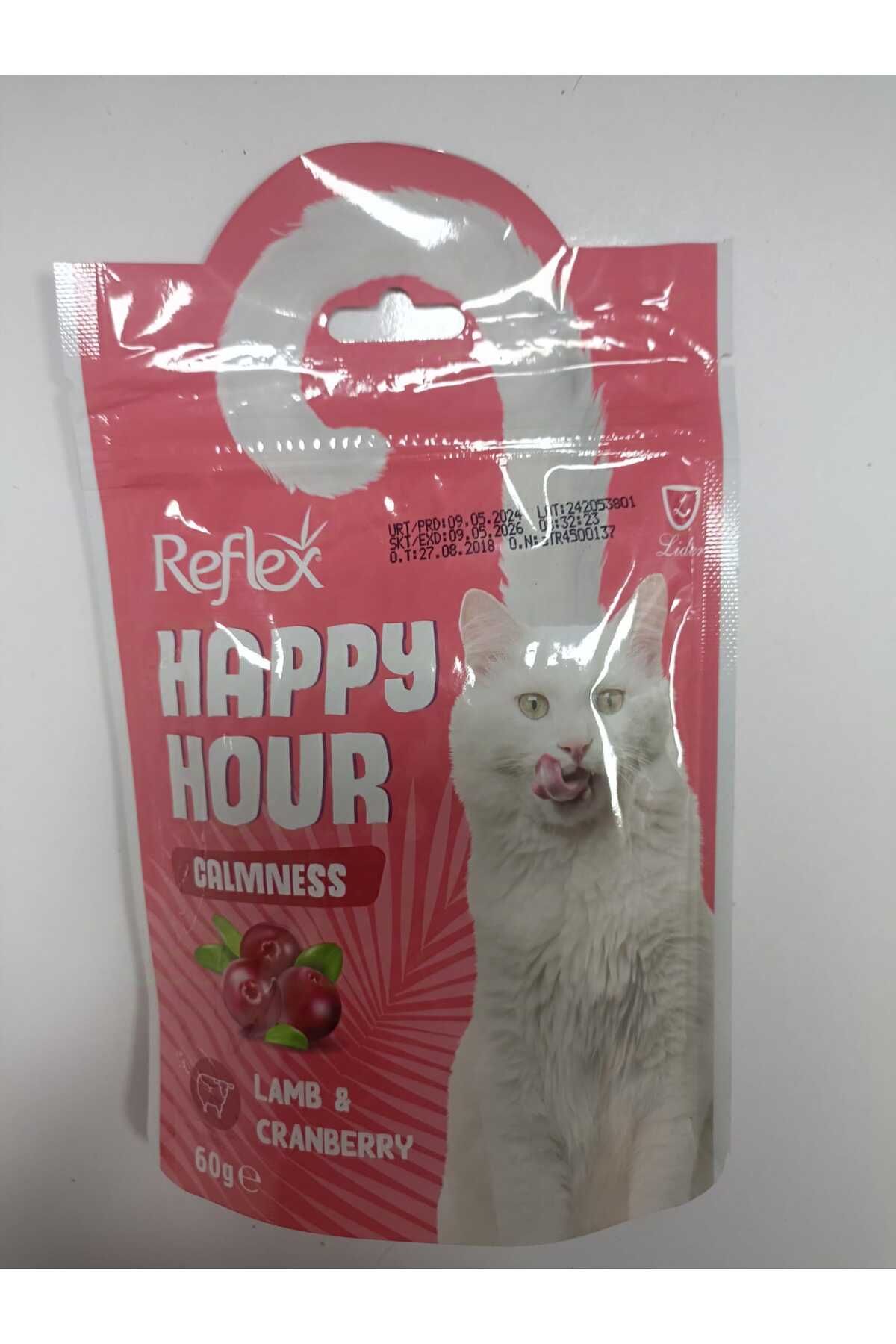 Reflex KEDİ SAKİNLEŞMEYİ DESTEKLEYİCİ ÖDÜL MAMASI, 60GR KUZULU