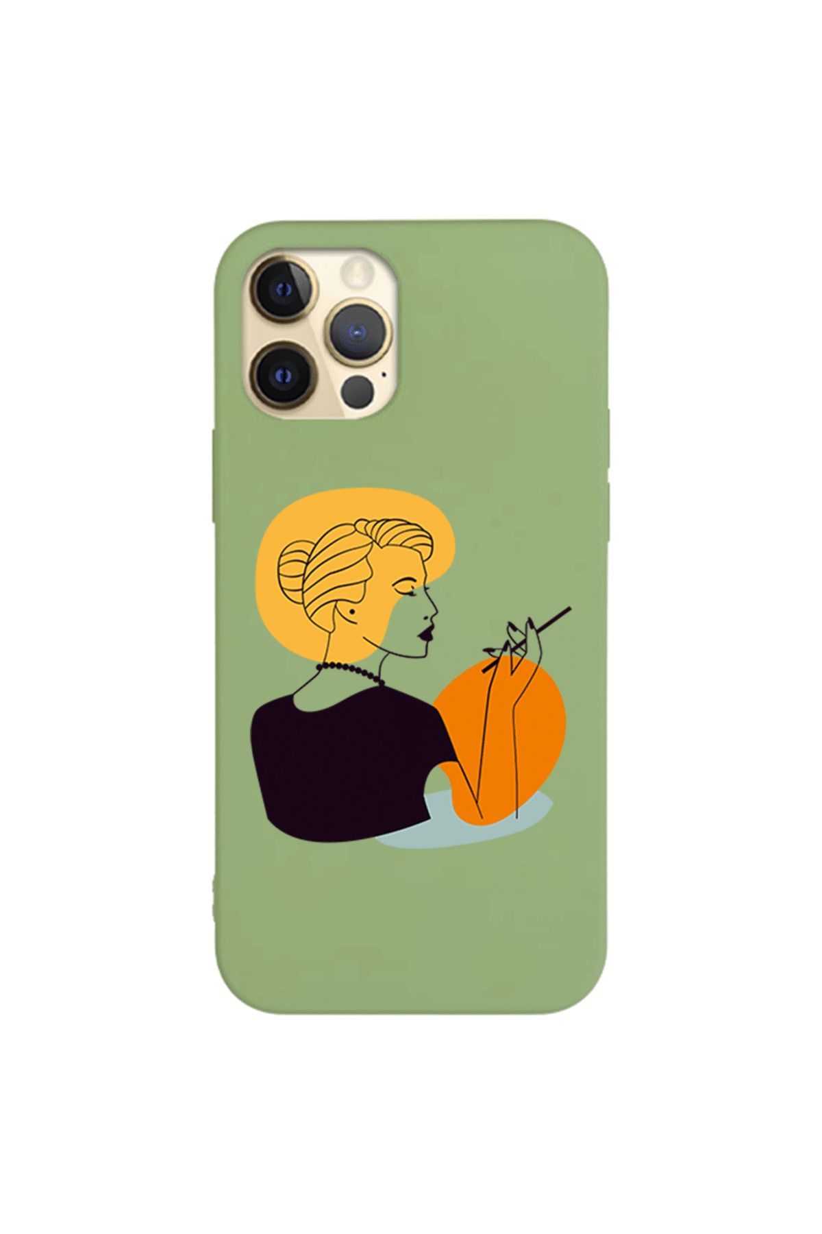 Royaleks iPhone 12 Pro Max Lansman Kılıf - Art Woman 2