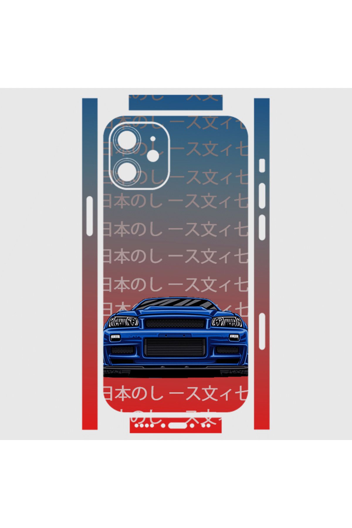 Royaleks iPhone 12 Mini Telefon Kaplama - Skyline R34 JDM 2