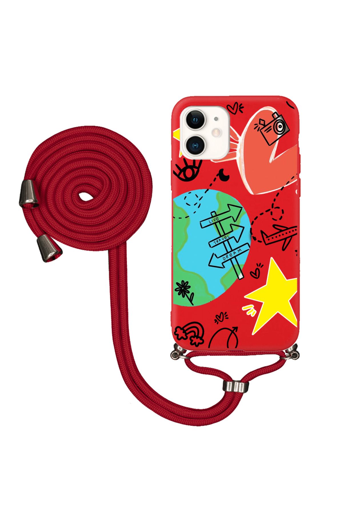 Royaleks iPhone 12 İpli Lansman Kılıf - World