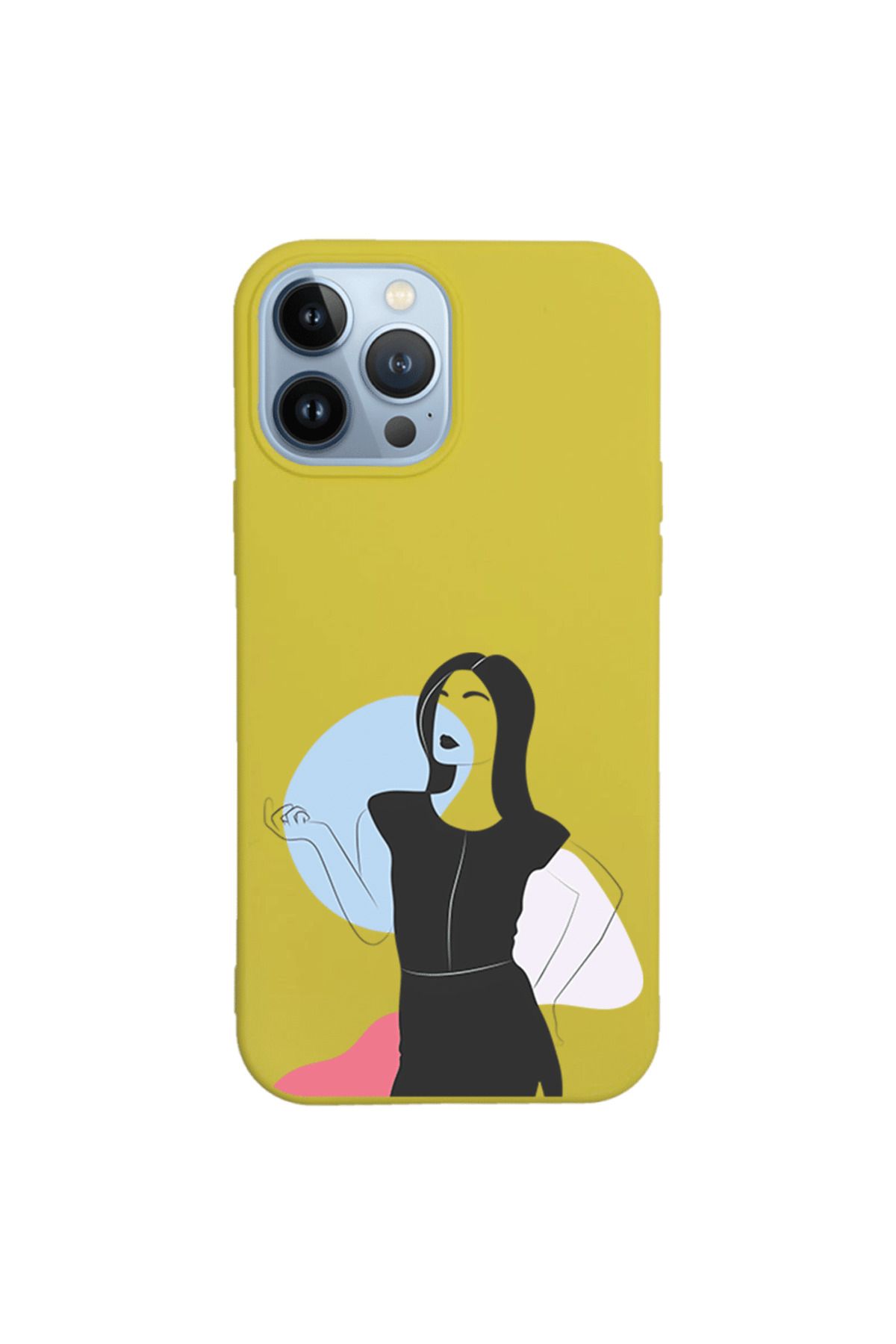 Royaleks iPhone 13 Pro Lansman Kılıf - Art Woman 1