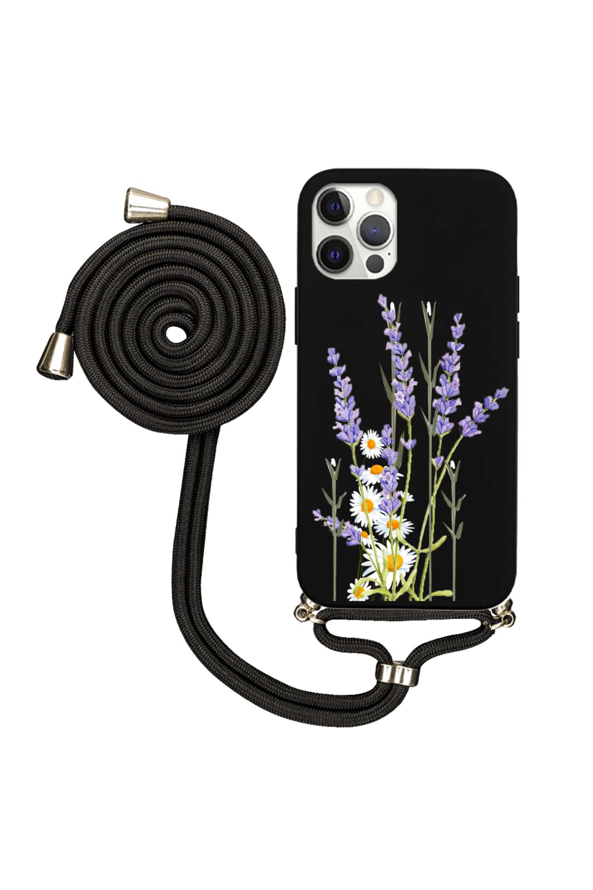 Royaleks iPhone 12 Pro Max İpli Lansman Kılıf - Lavanta Mix