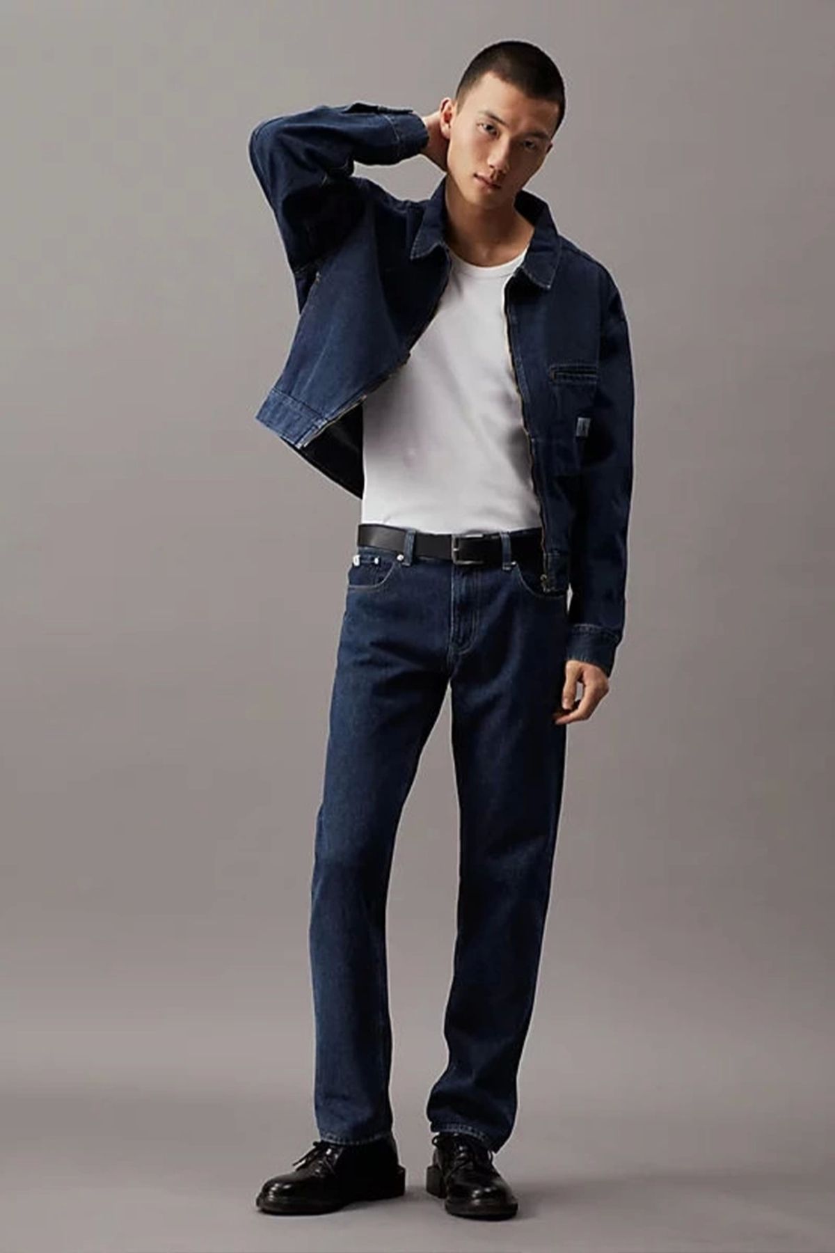 شلوار جین مردانه اصیل ناوی آبی Calvin Klein