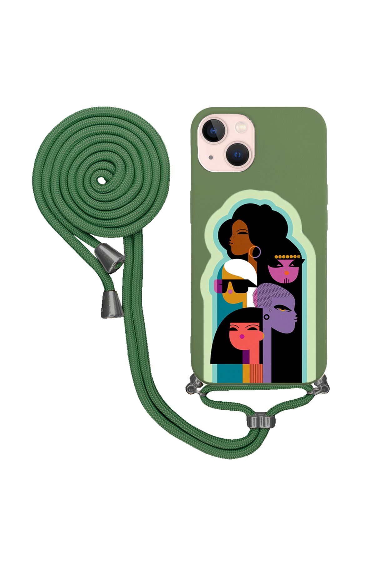 Royaleks iPhone 13 İpli Lansman Kılıf - Art