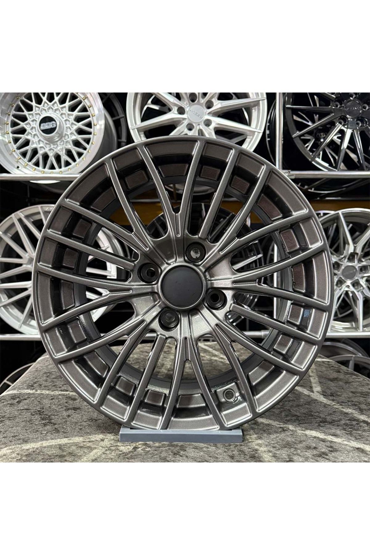 kormetal 15 inç 4x108 PEUGEOT CİTROEN UYUMLU Gun Metal Jant Modeli Peugeot (4 ADET)