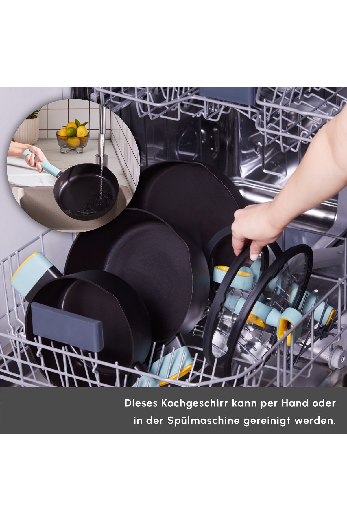 Karaca-Ausgefallenes 7-teiliges Keramik-Kochgeschirrset 8