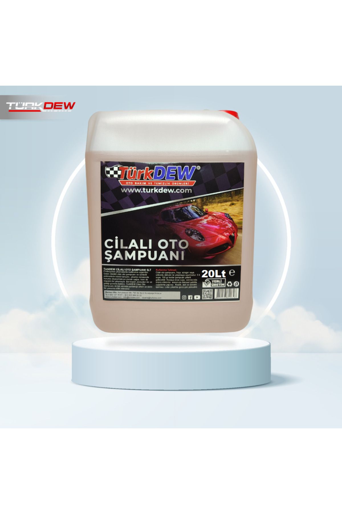 TürkDEW Cilalı Oto Şampuanı 20 Lt