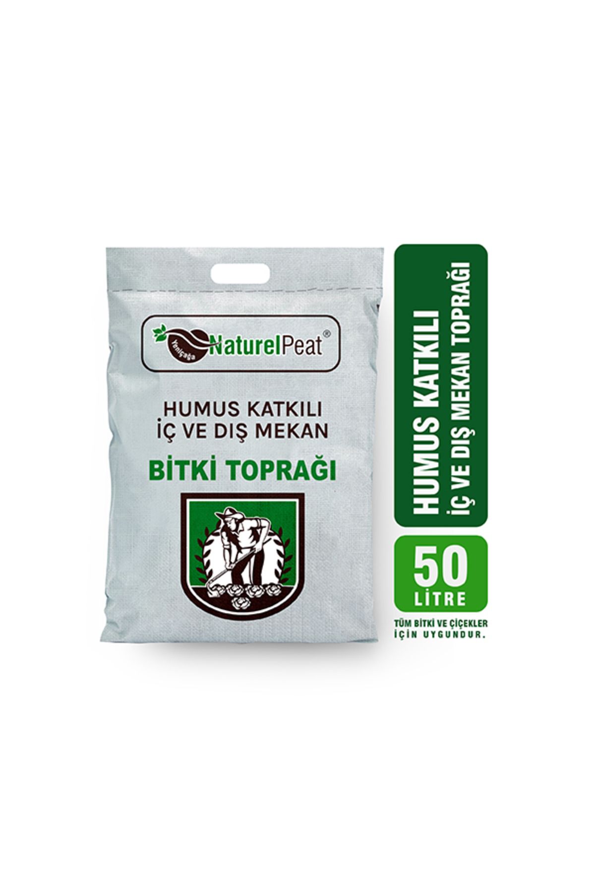 Naturalpeat Humus Katkılı Bitki Toprağı - Naturel Peat - 50 Litre