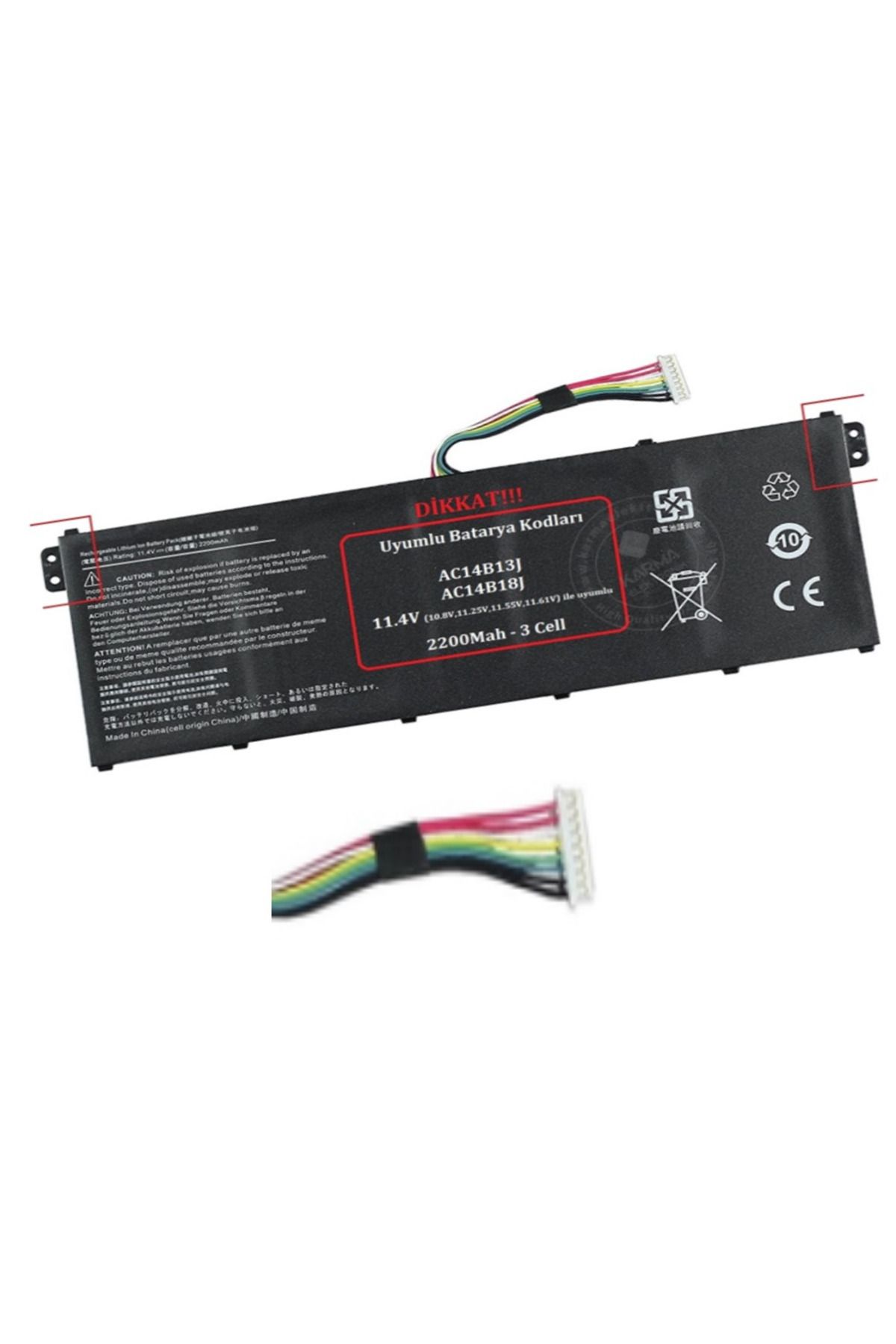 Afila Acer Aspire A315-34 Notebook Bataryası - Pili / Ver.1 - 3 Cell