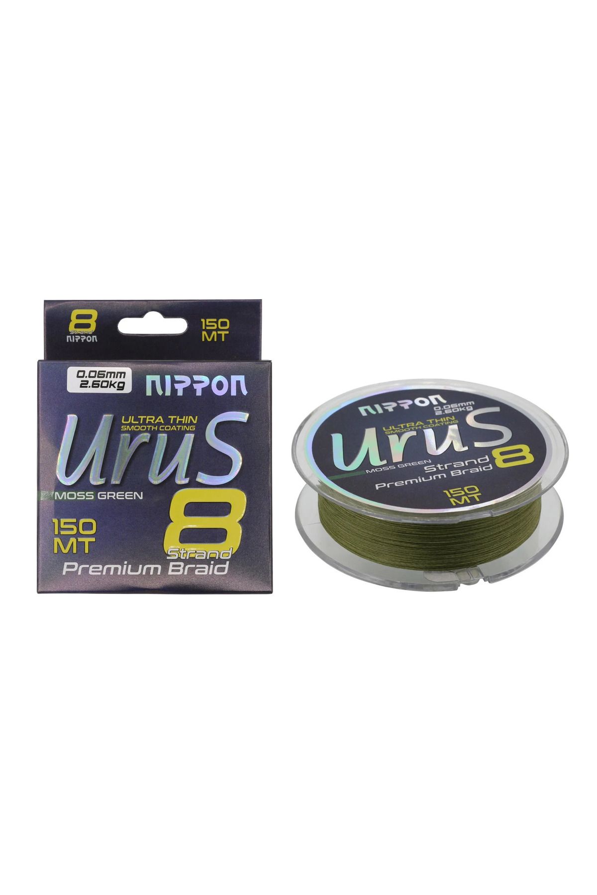 NIPPON Urus 8X Braid 150 MT Moss Green