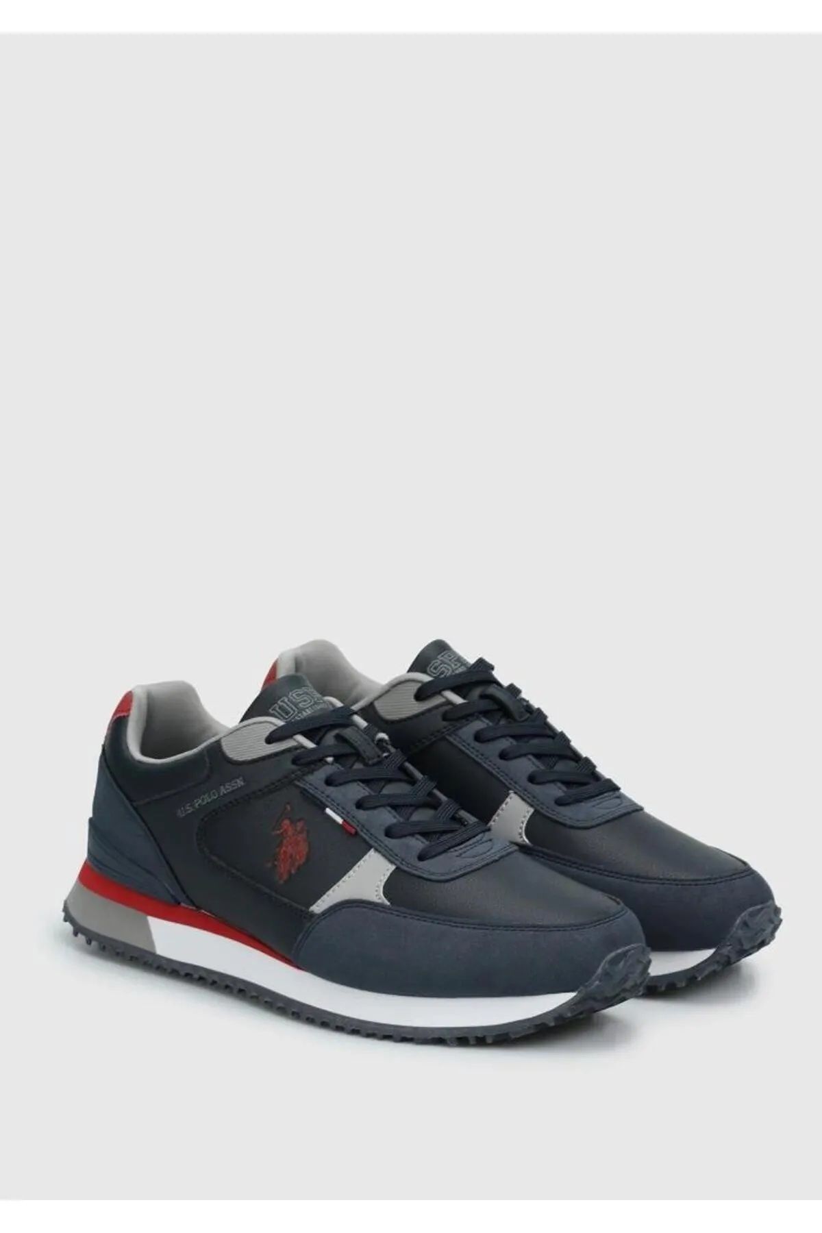 کفش اسپرت کتانی زیره ضخیم مردانه آبی ناوی 111421359. U.S. Polo Assn.
